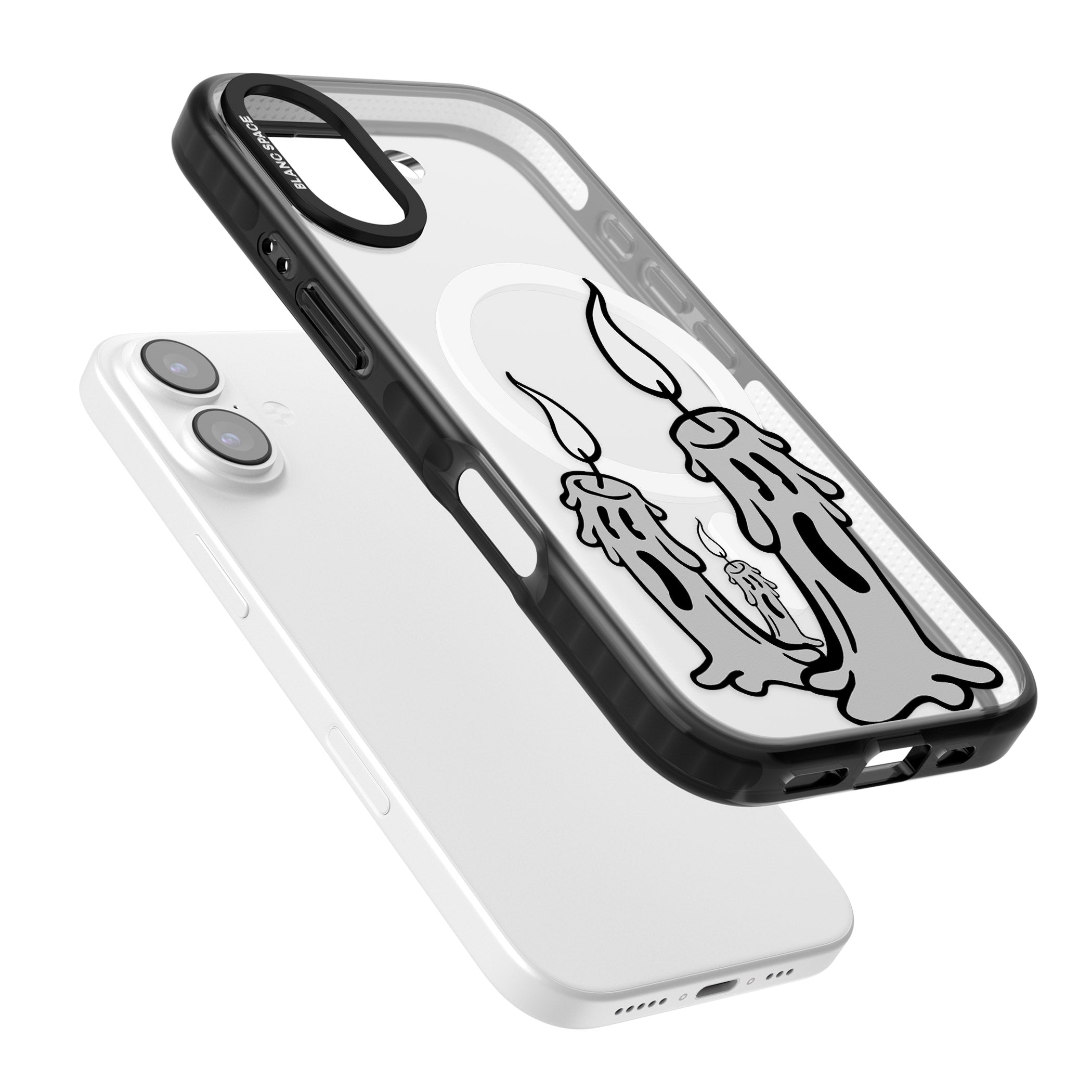 Candle Lit iPhone 17 Impact Pro Black Phone Case Colours