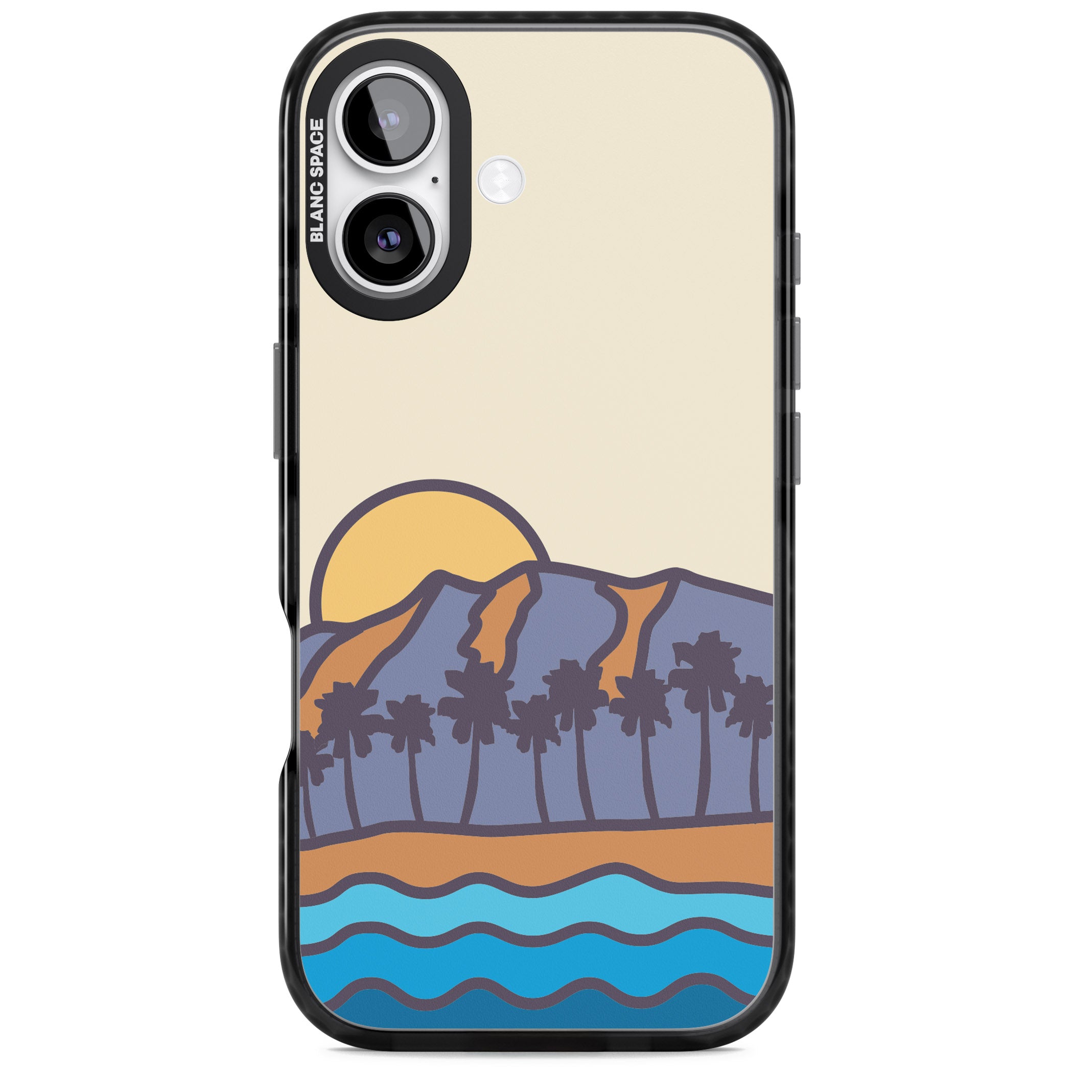 South Sunset iPhone 17 Impact Pro Black Phone Case