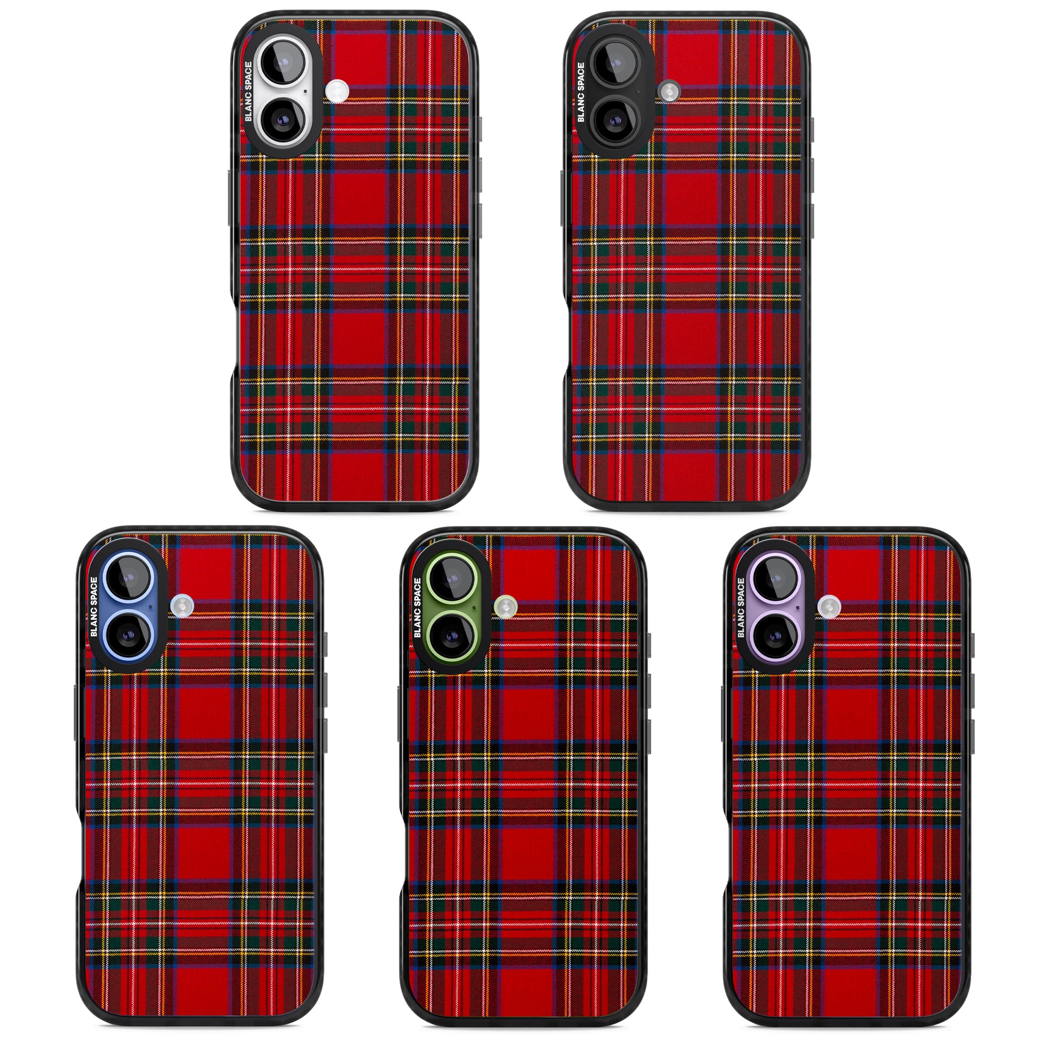 Royal Stewart Tartan iPhone 17 Impact Pro Black Phone Case APT Impact Protection
