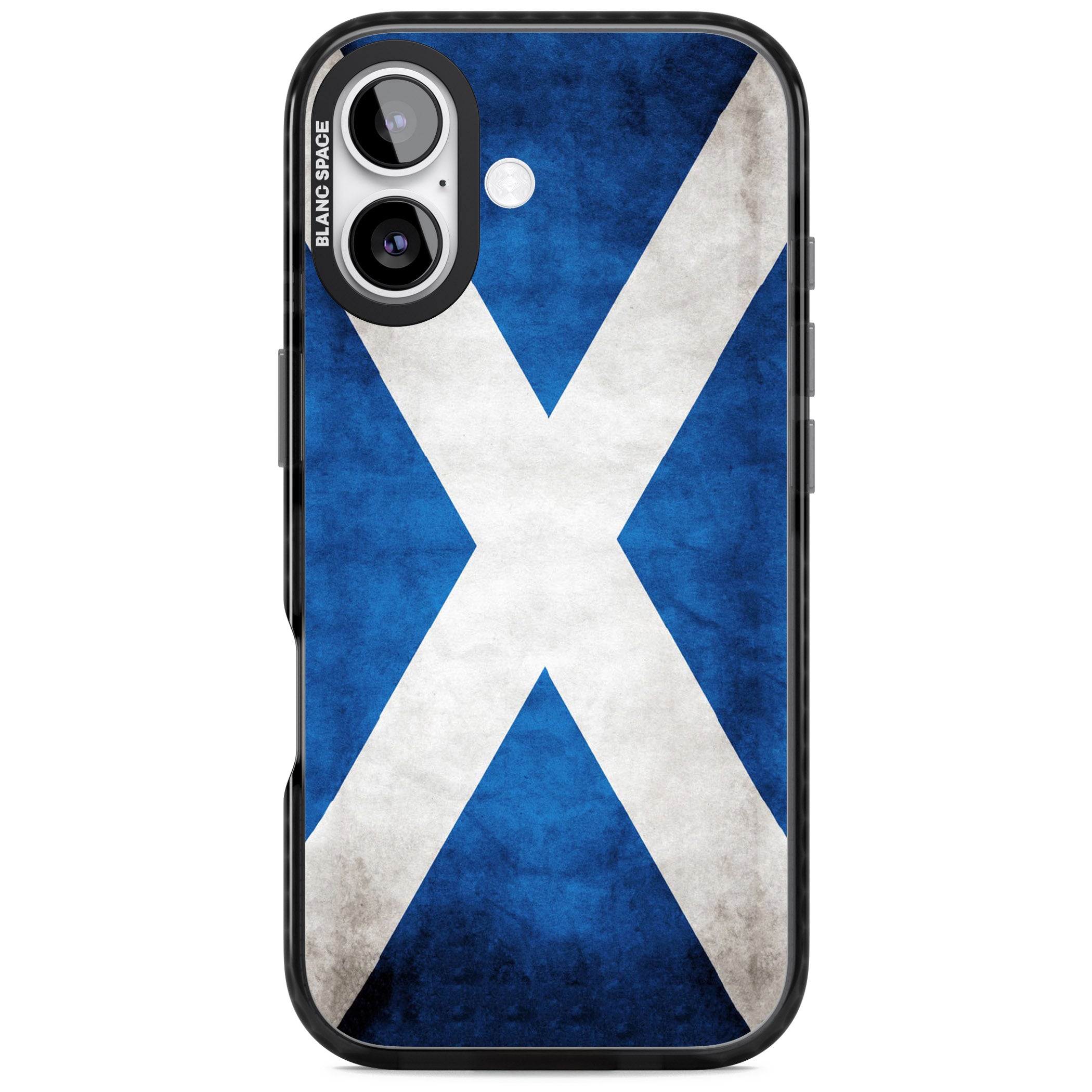 Scotland Saltire Flag iPhone 17 Impact Pro Black Phone Case