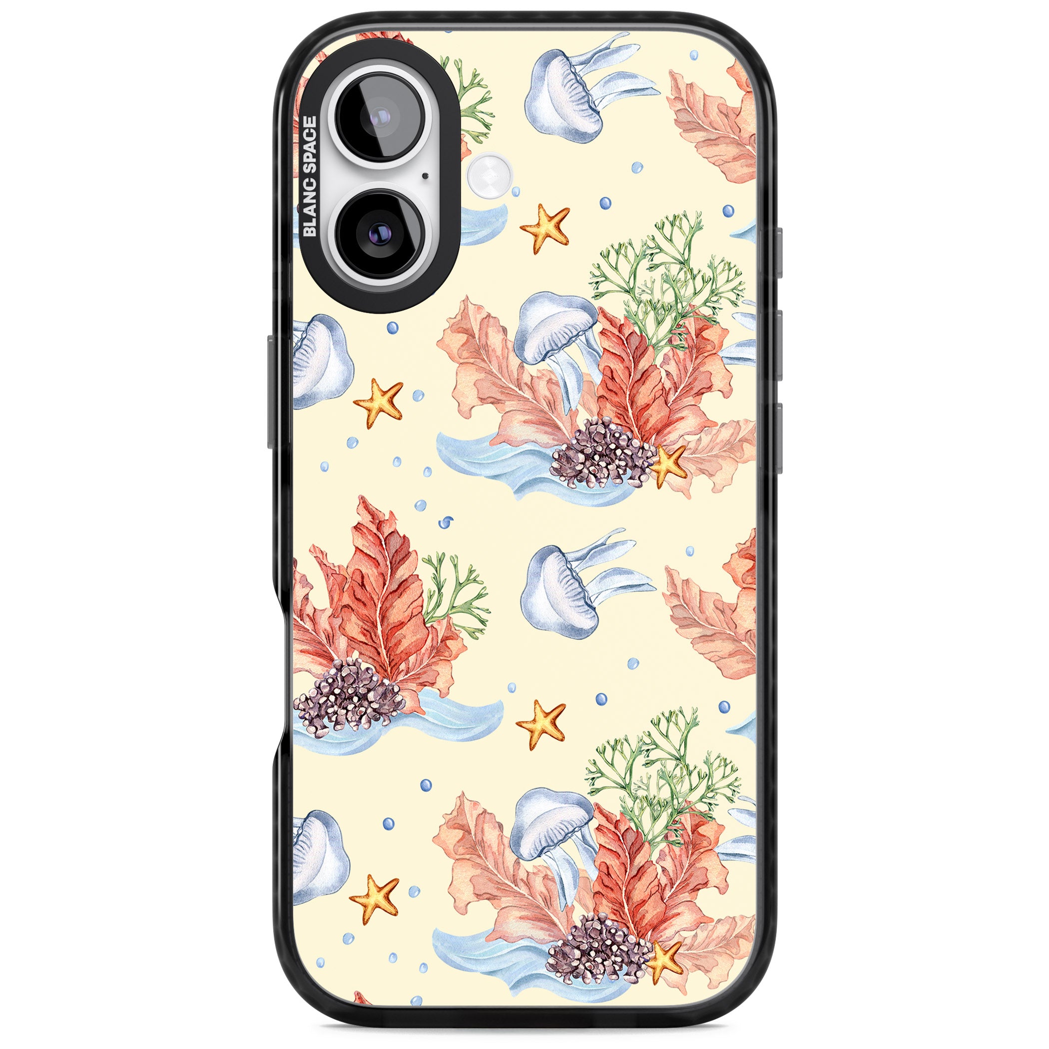 Coral Reef iPhone 17 Impact Pro Black Phone Case