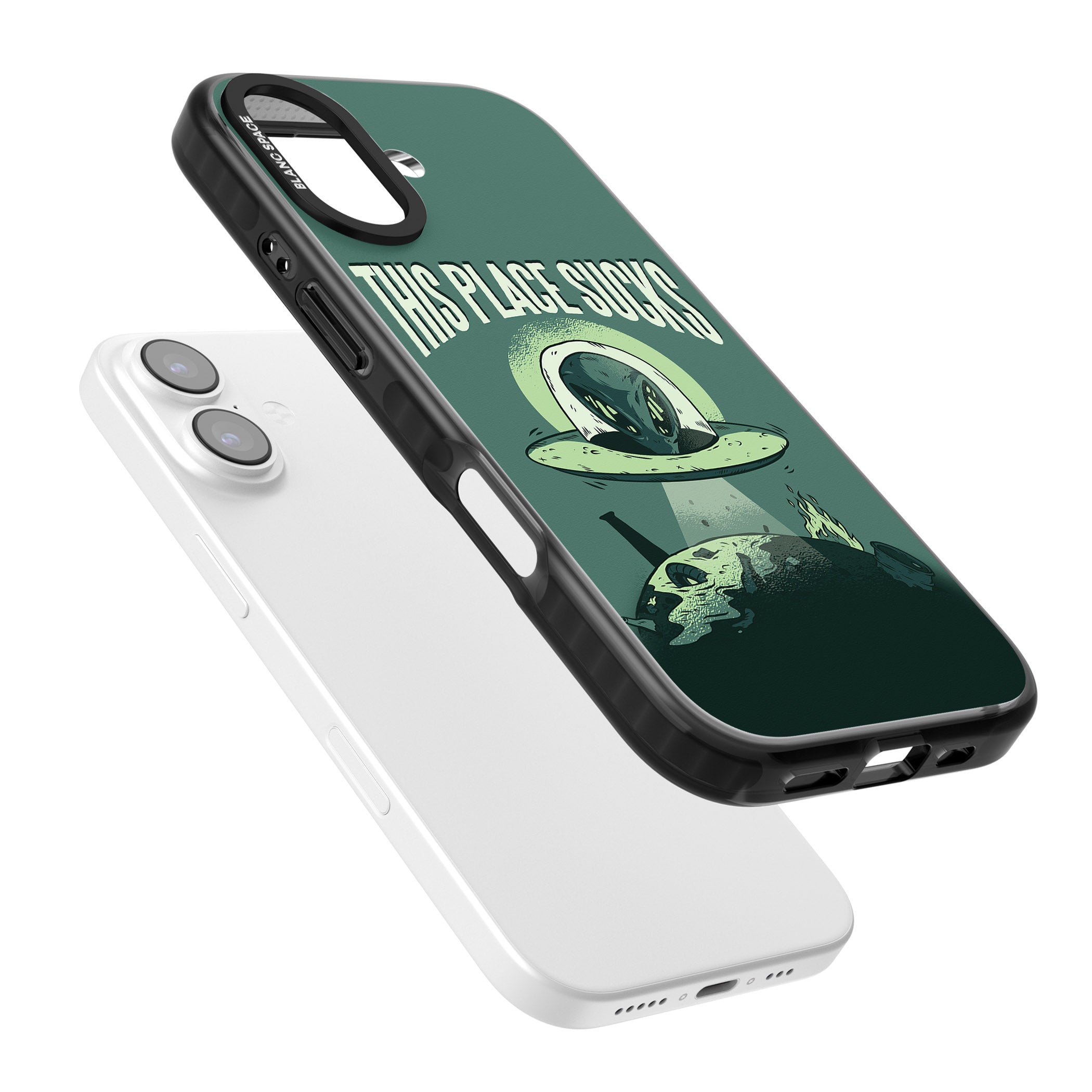 Earth Sucks iPhone 17 Impact Pro Black Phone Case Colours