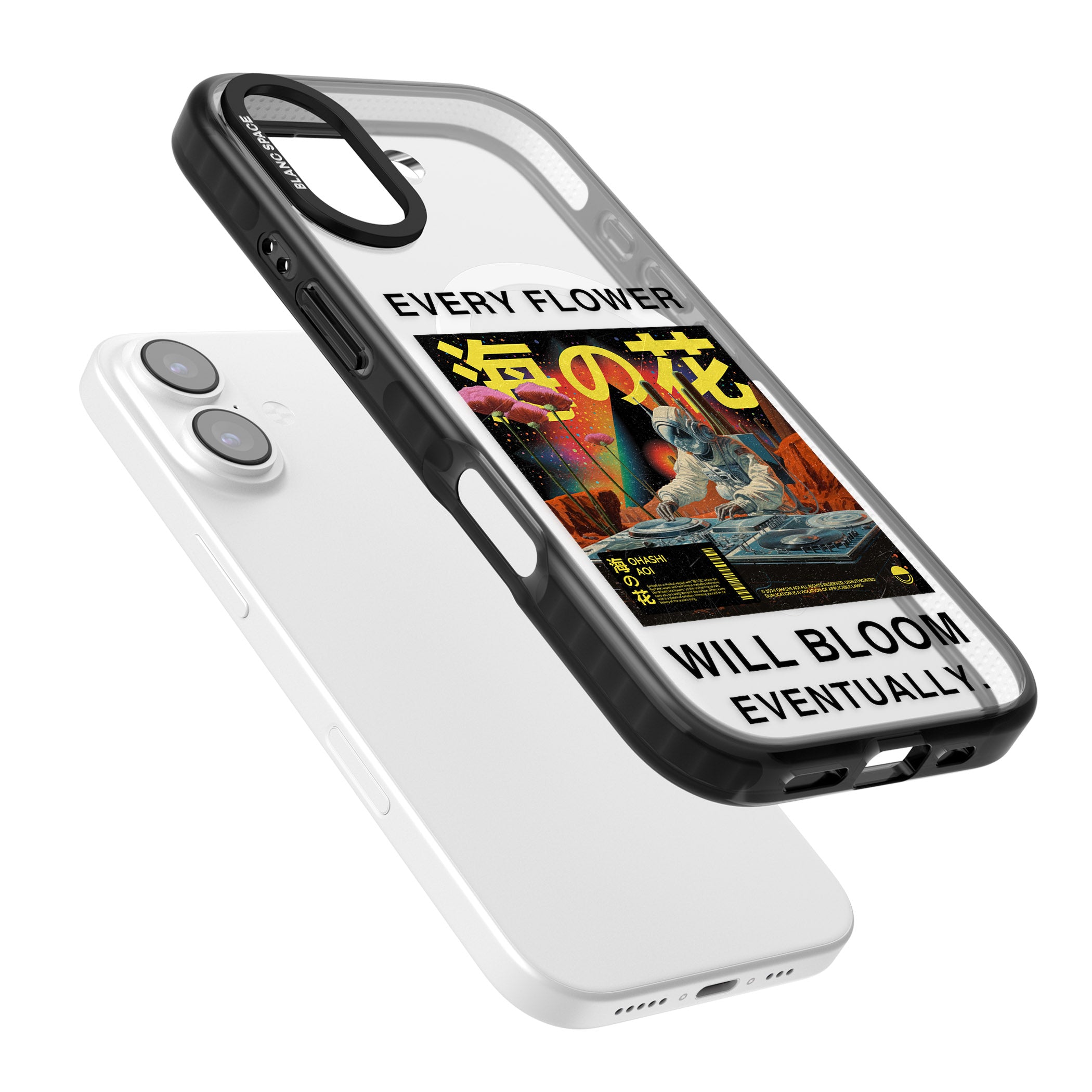 Every Flower Will Bloom Eventually iPhone 17 Impact Pro Black Phone Case Colours