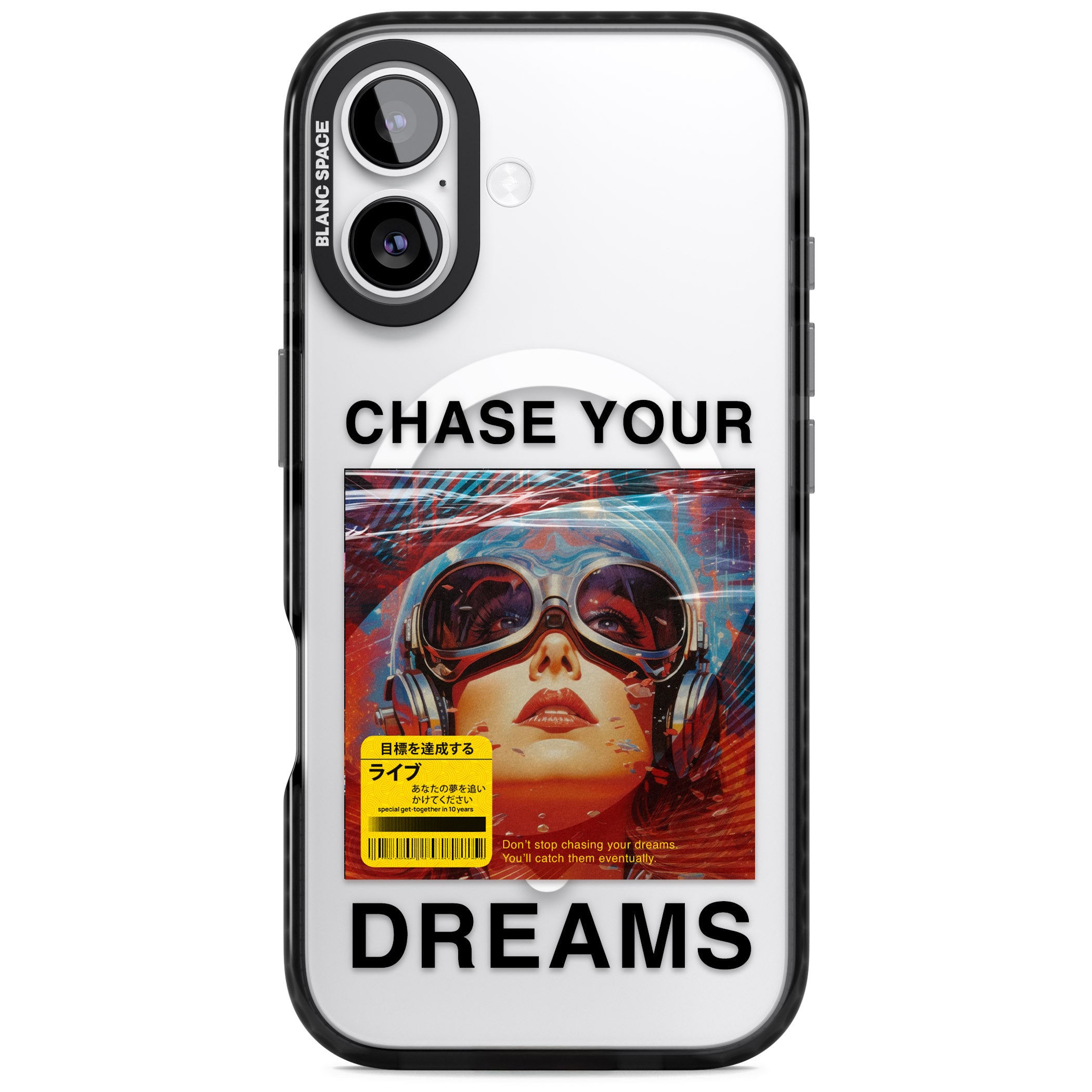 Chase Your Dreams iPhone 17 Impact Pro Black Phone Case