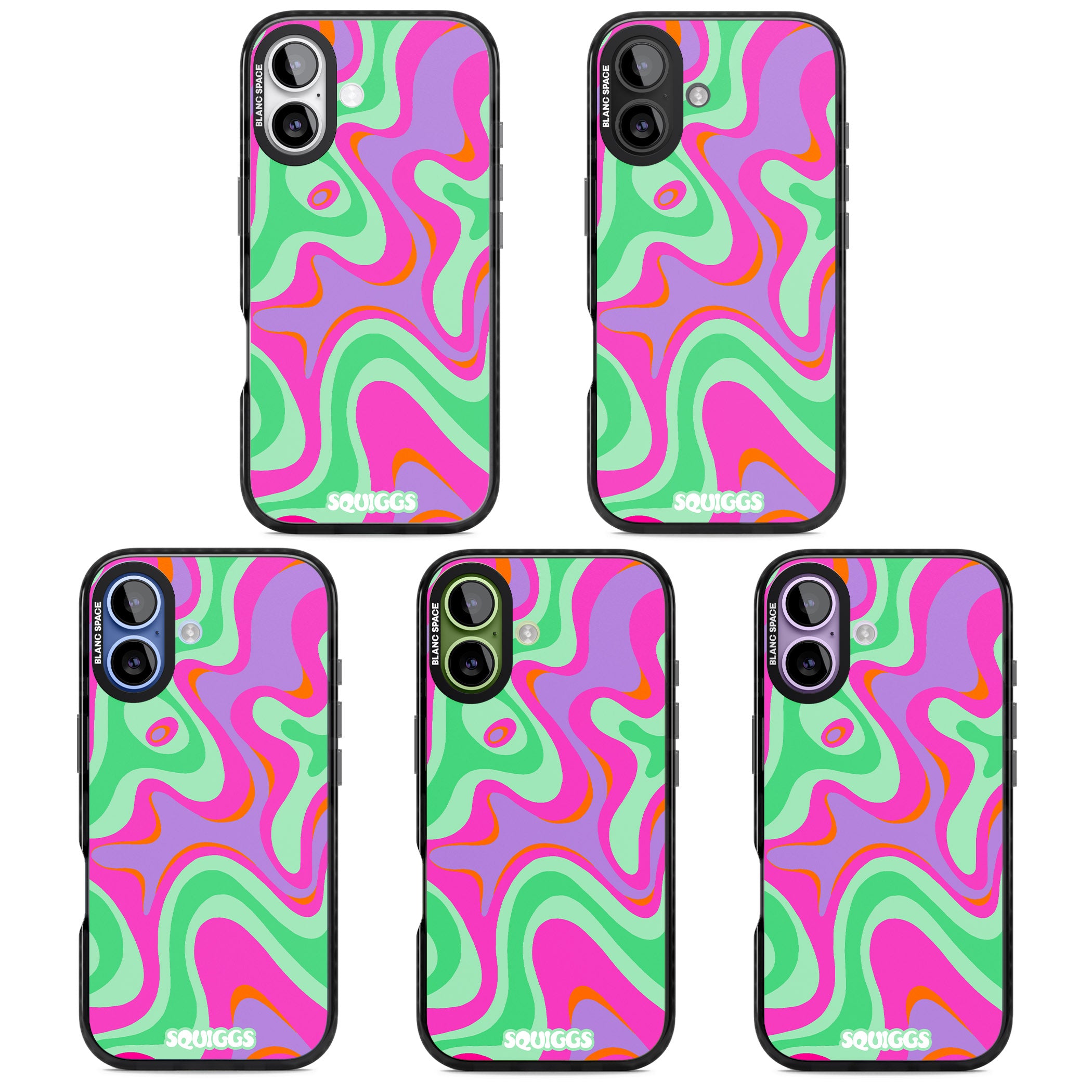 Pink Lava iPhone 17 Impact Pro Black Phone Case APT Impact Protection
