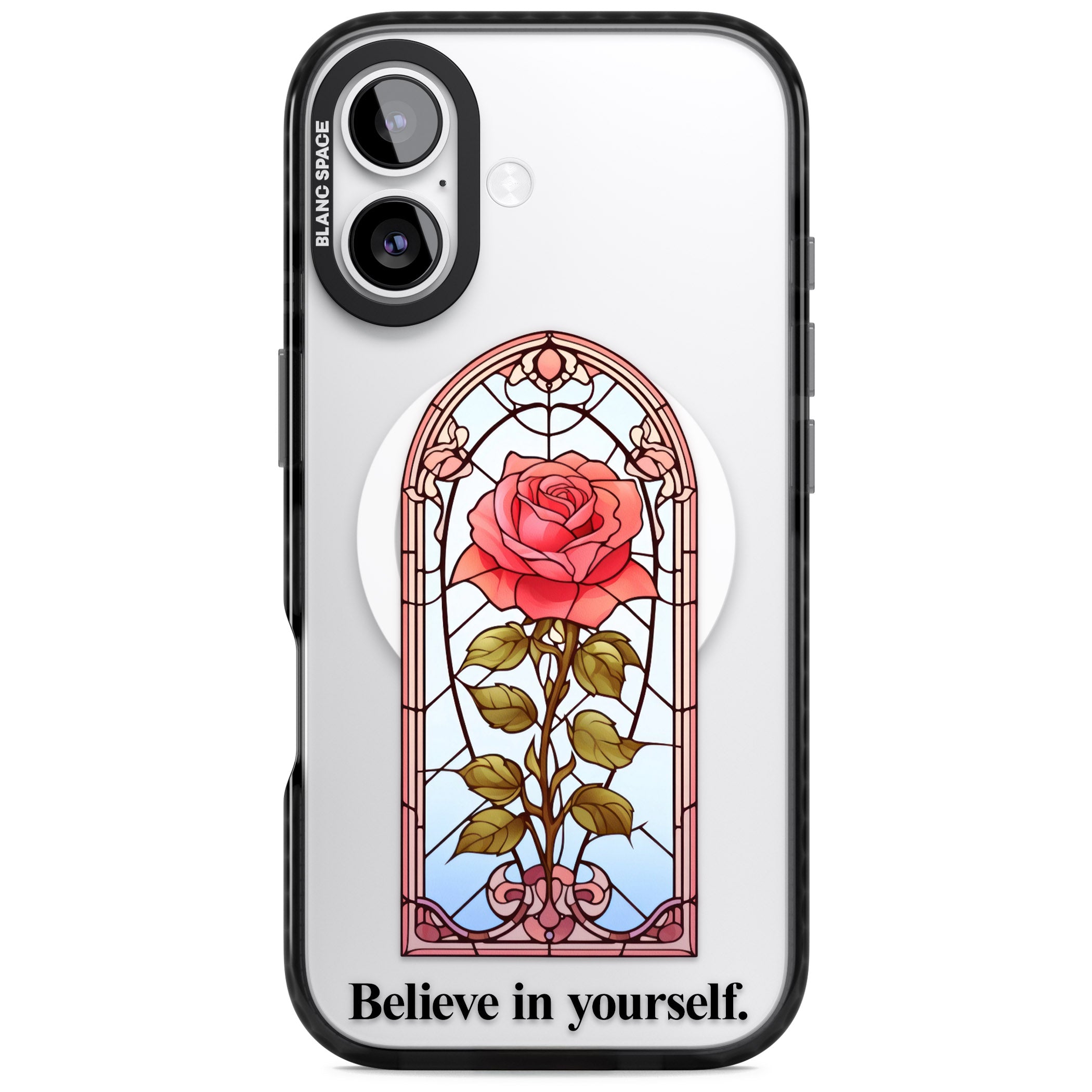 Believe In Yourself iPhone 17 Impact Pro Black Phone Case