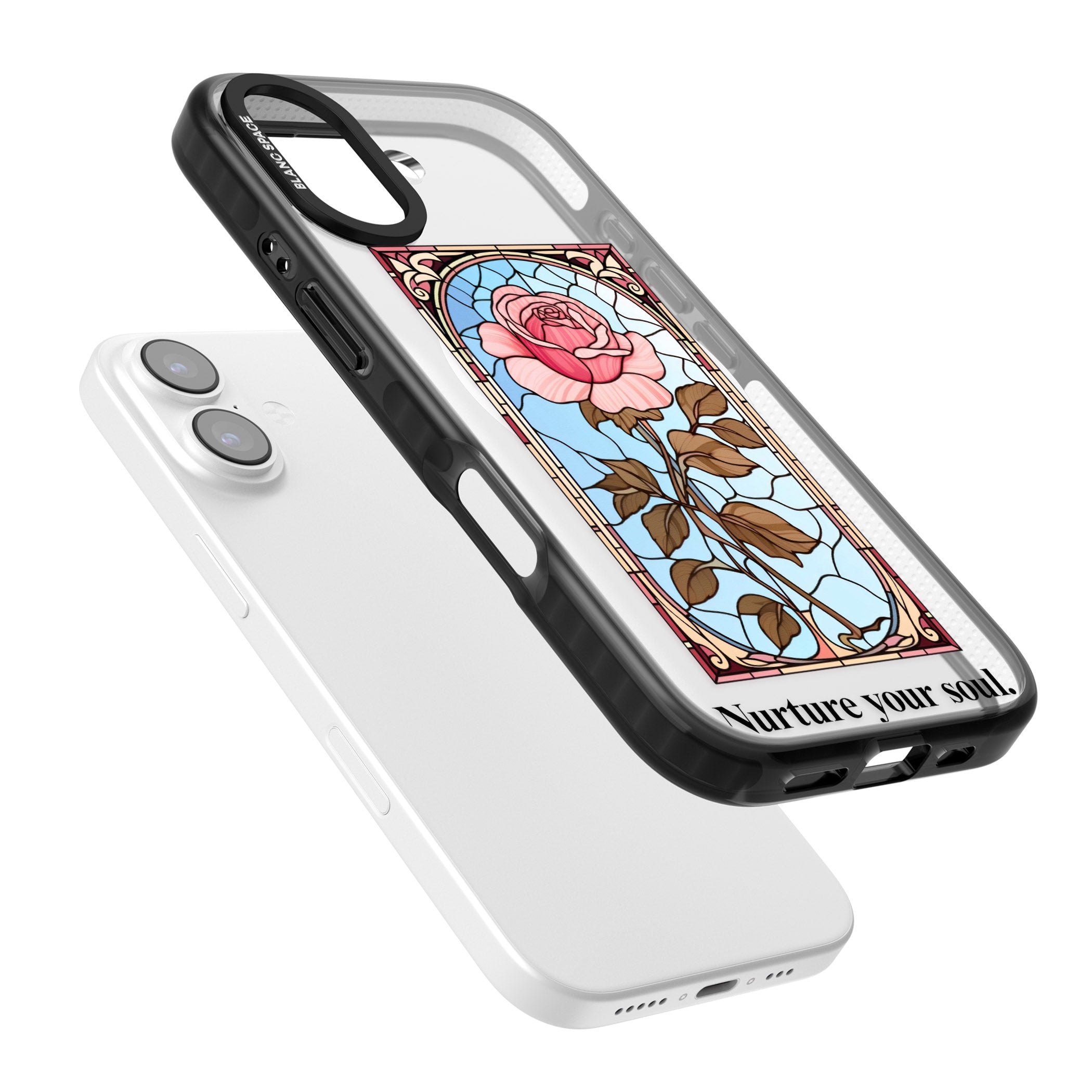 Nurture Your Soul iPhone 17 Impact Pro Black Phone Case Colours