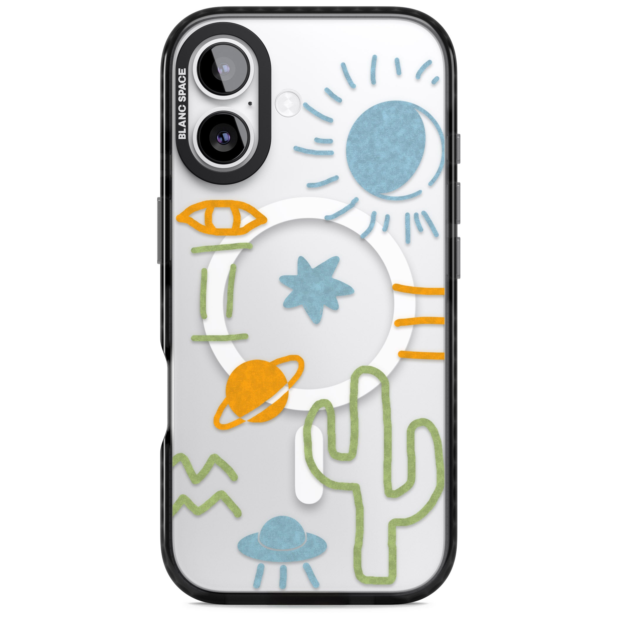 Summer Heat iPhone 17 Impact Pro Black Phone Case