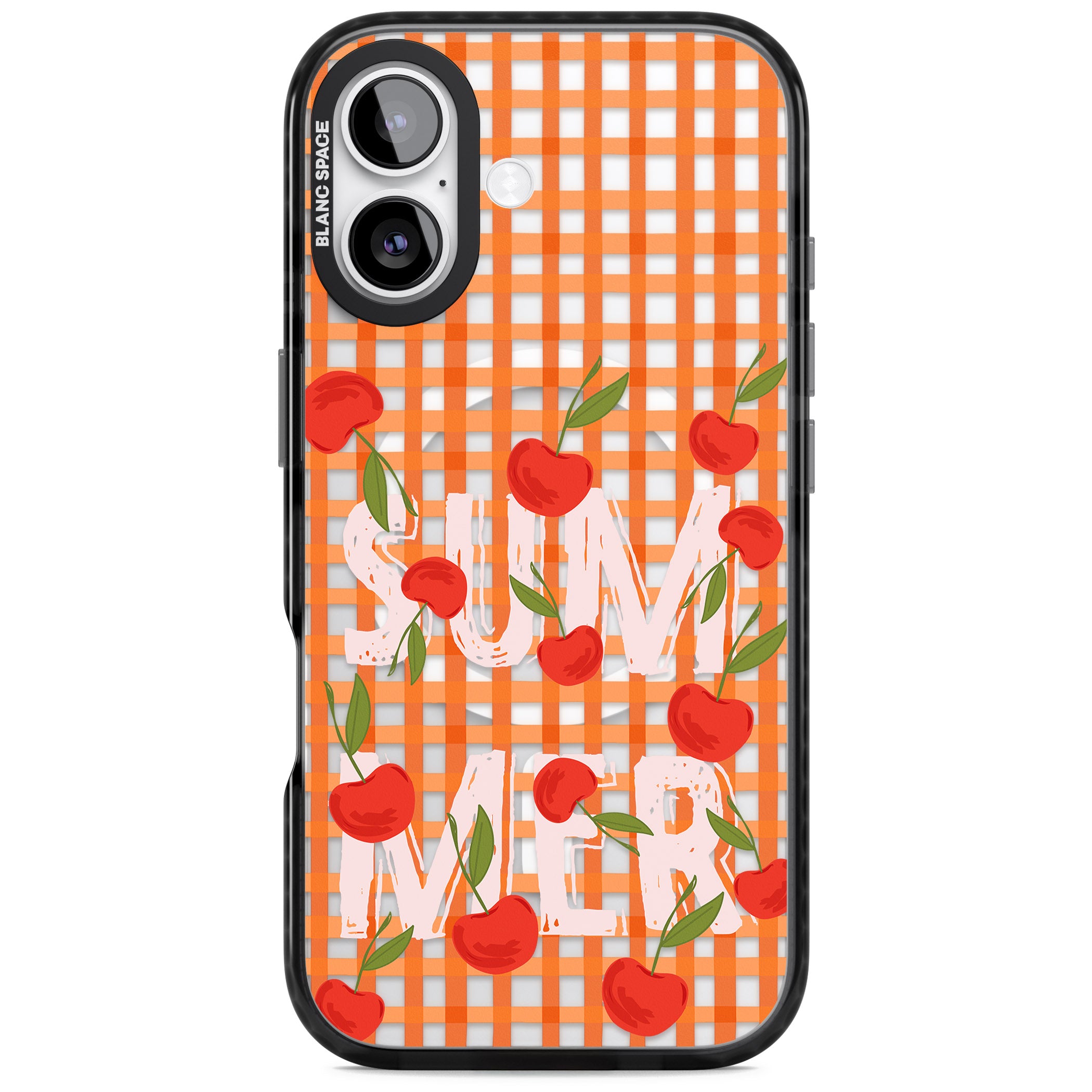 Summer Tomatoes iPhone 17 Impact Pro Black Phone Case