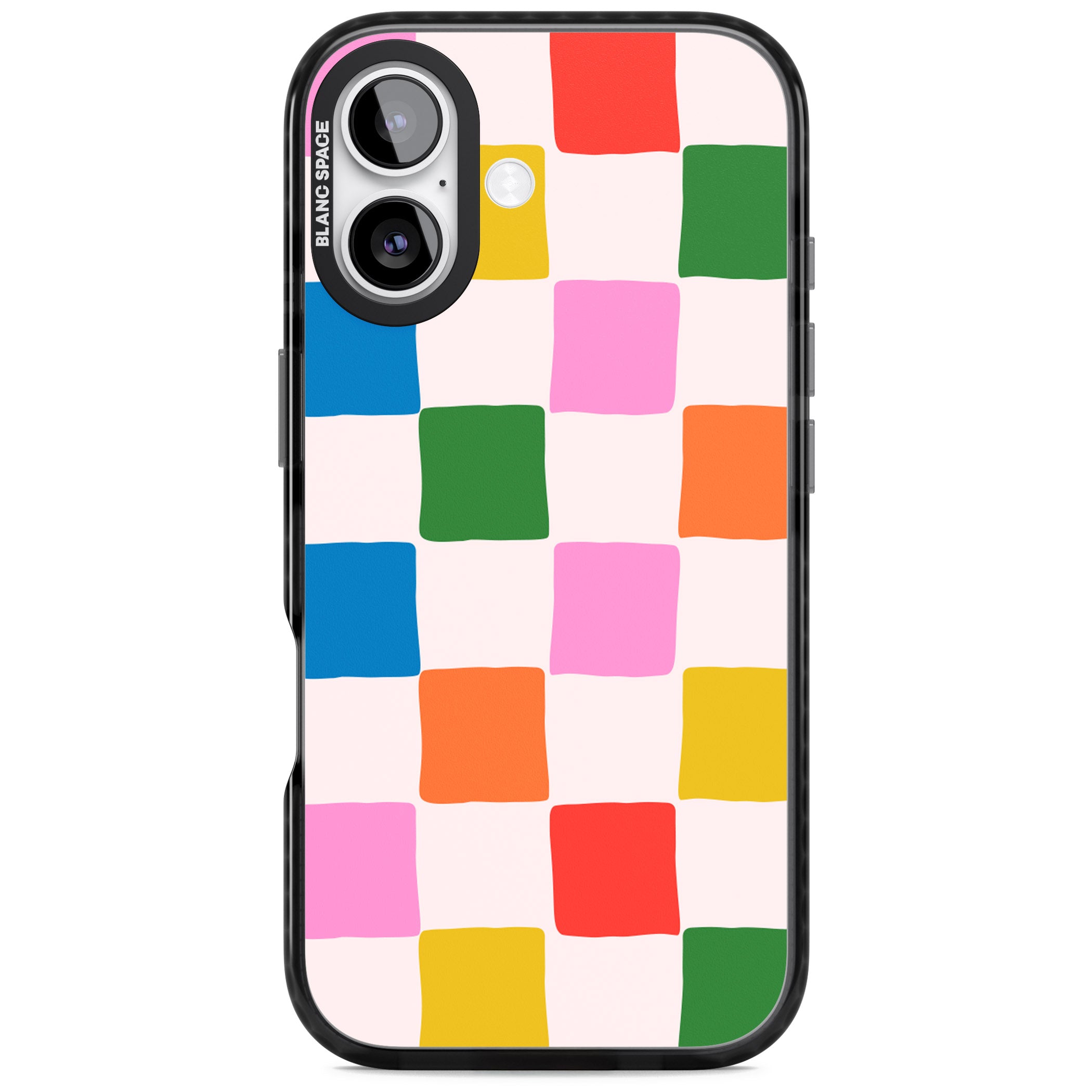 Colour Checked iPhone 17 Impact Pro Black Phone Case