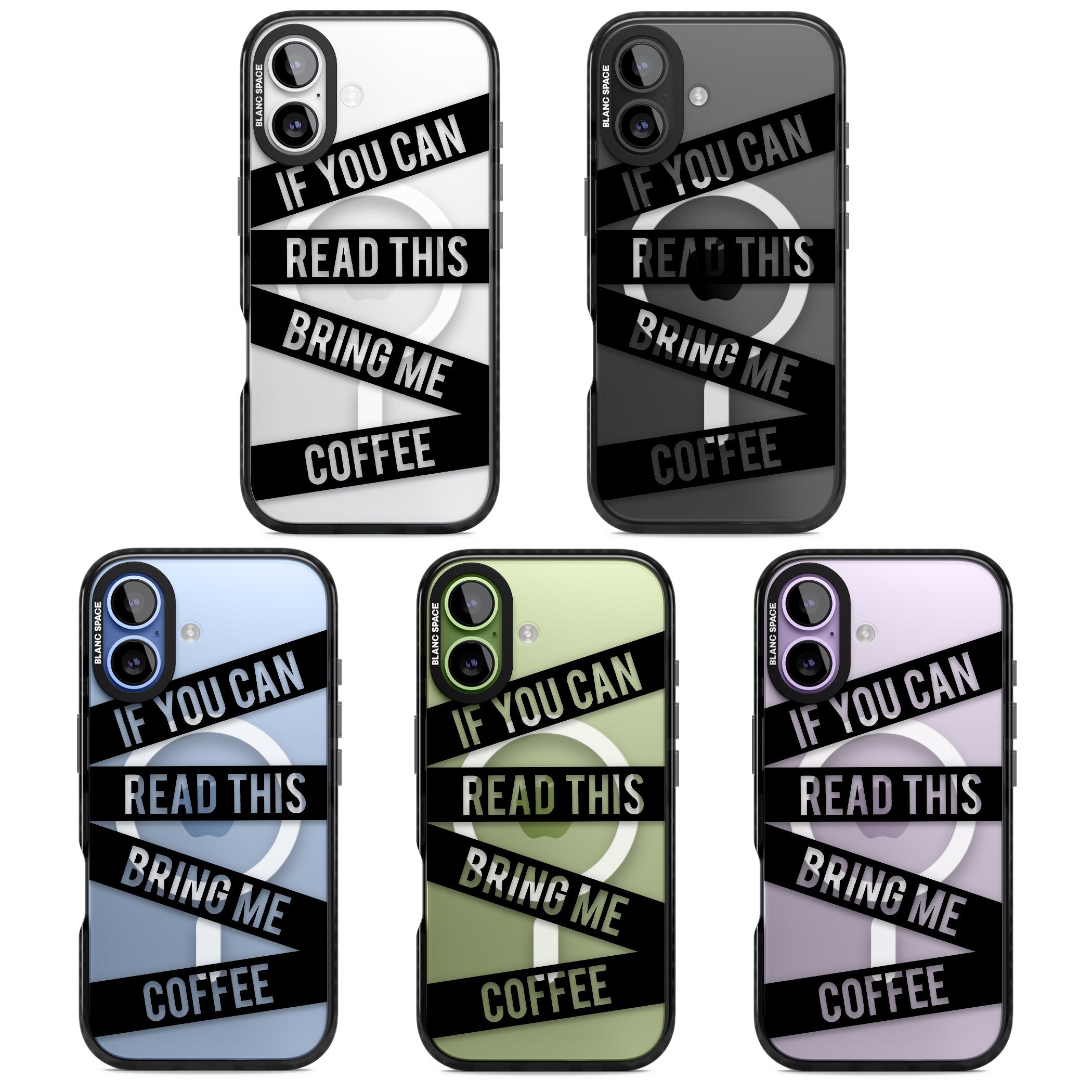 Bring Me Coffee iPhone 17 Impact Pro Black Phone Case APT Impact Protection