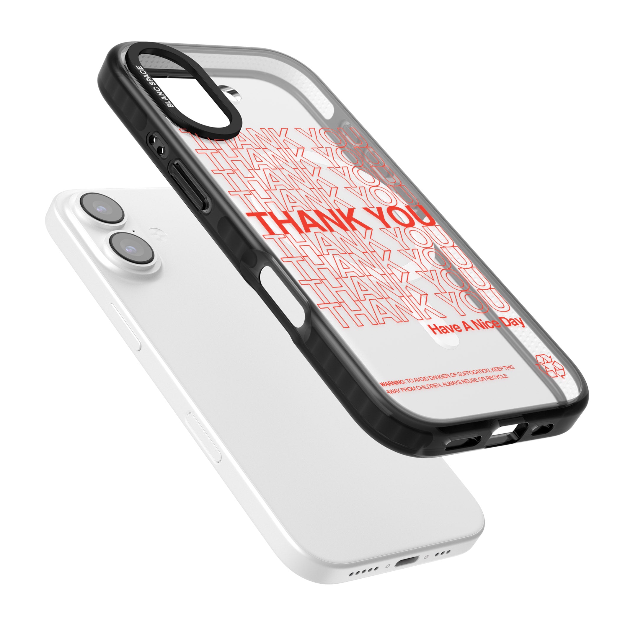 Thank You Have A Nice Day iPhone 17 Impact Pro Black Phone Case Colours