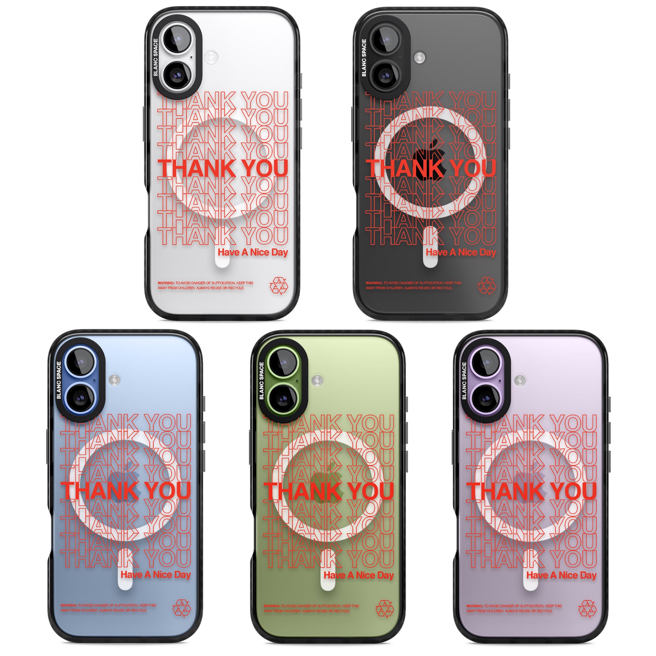 Thank You Have A Nice Day iPhone 17 Impact Pro Black Phone Case APT Impact Protection