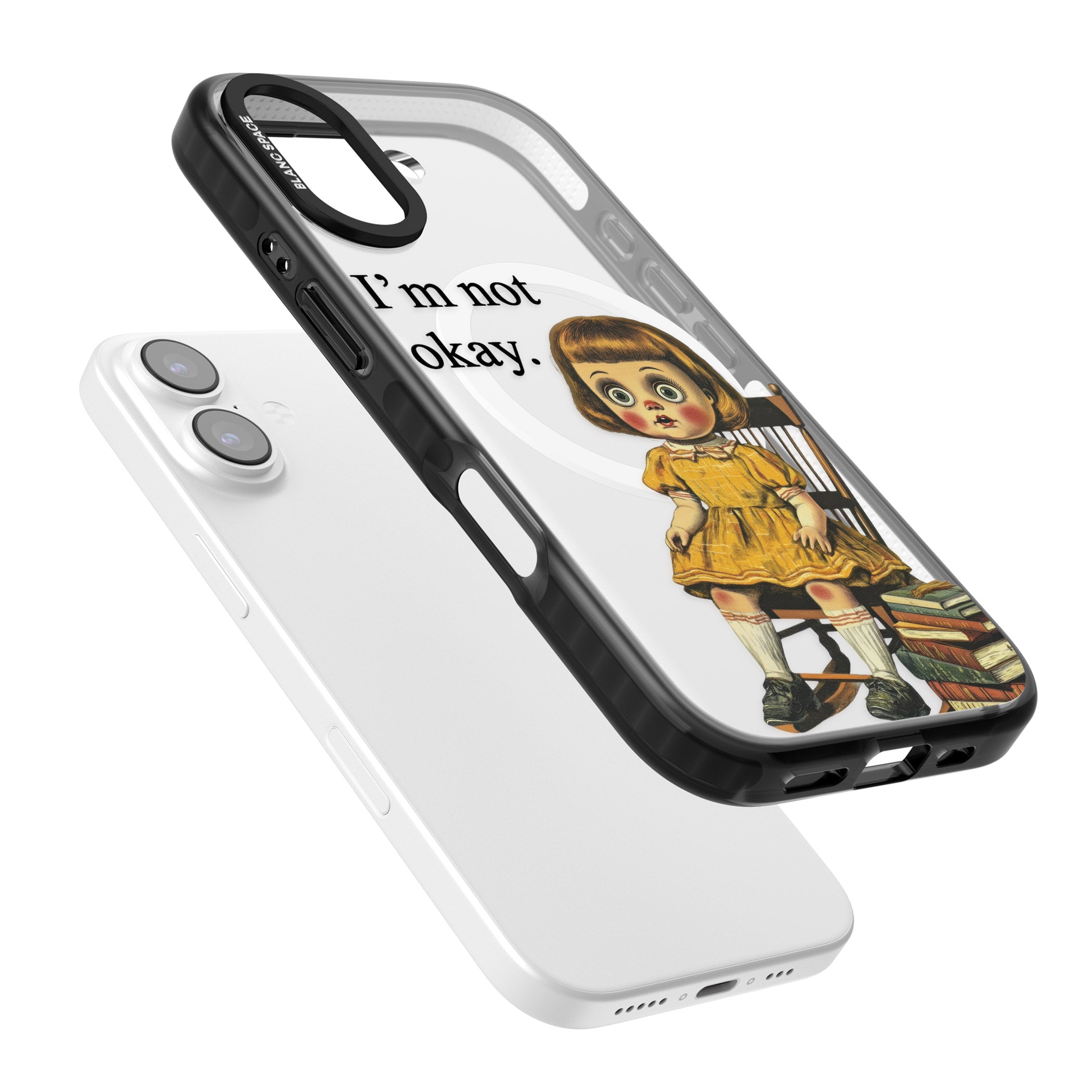 Im Not Okay iPhone 17 Impact Pro Black Phone Case Colours