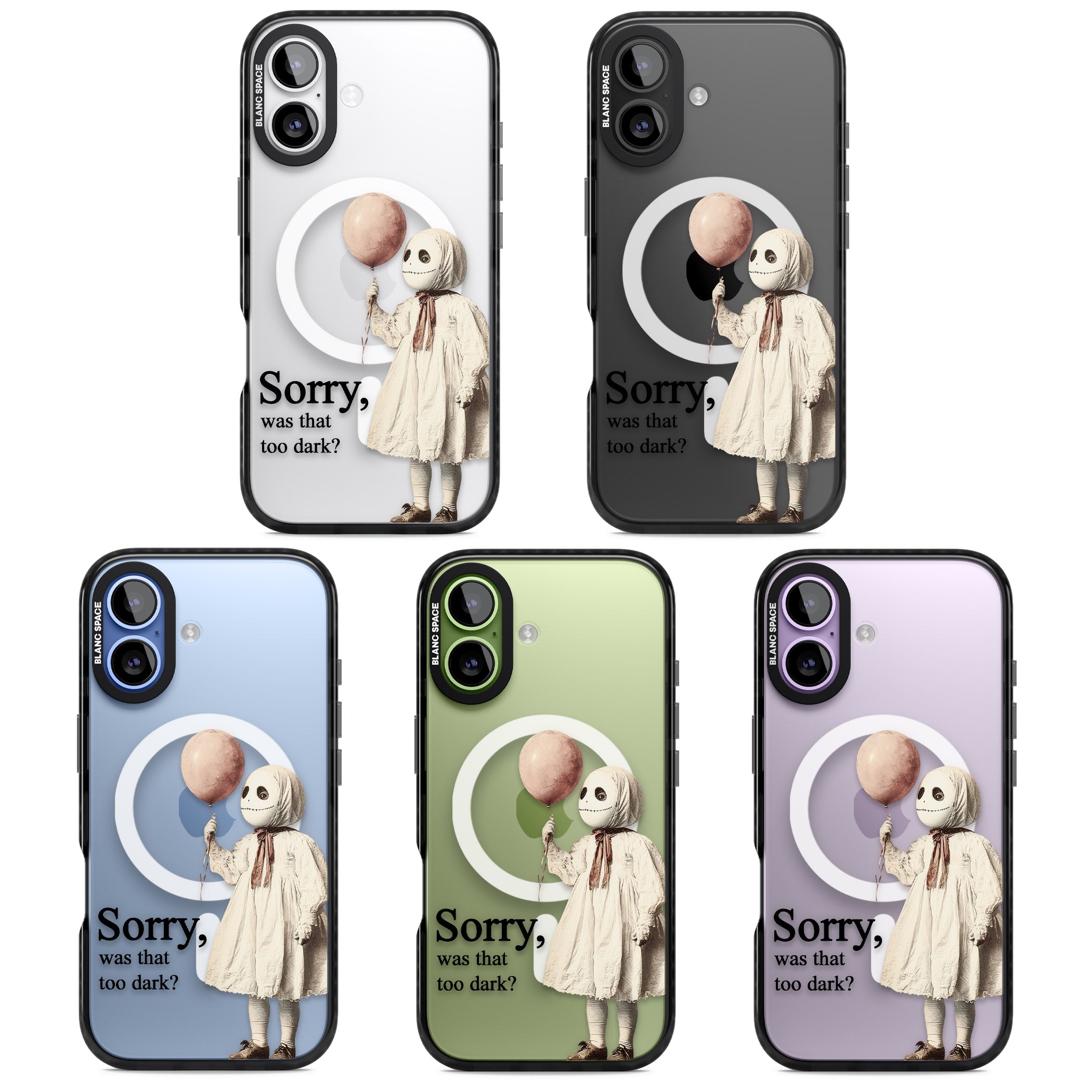 Sorry Was That Too Dark iPhone 17 Impact Pro Black Phone Case APT Impact Protection