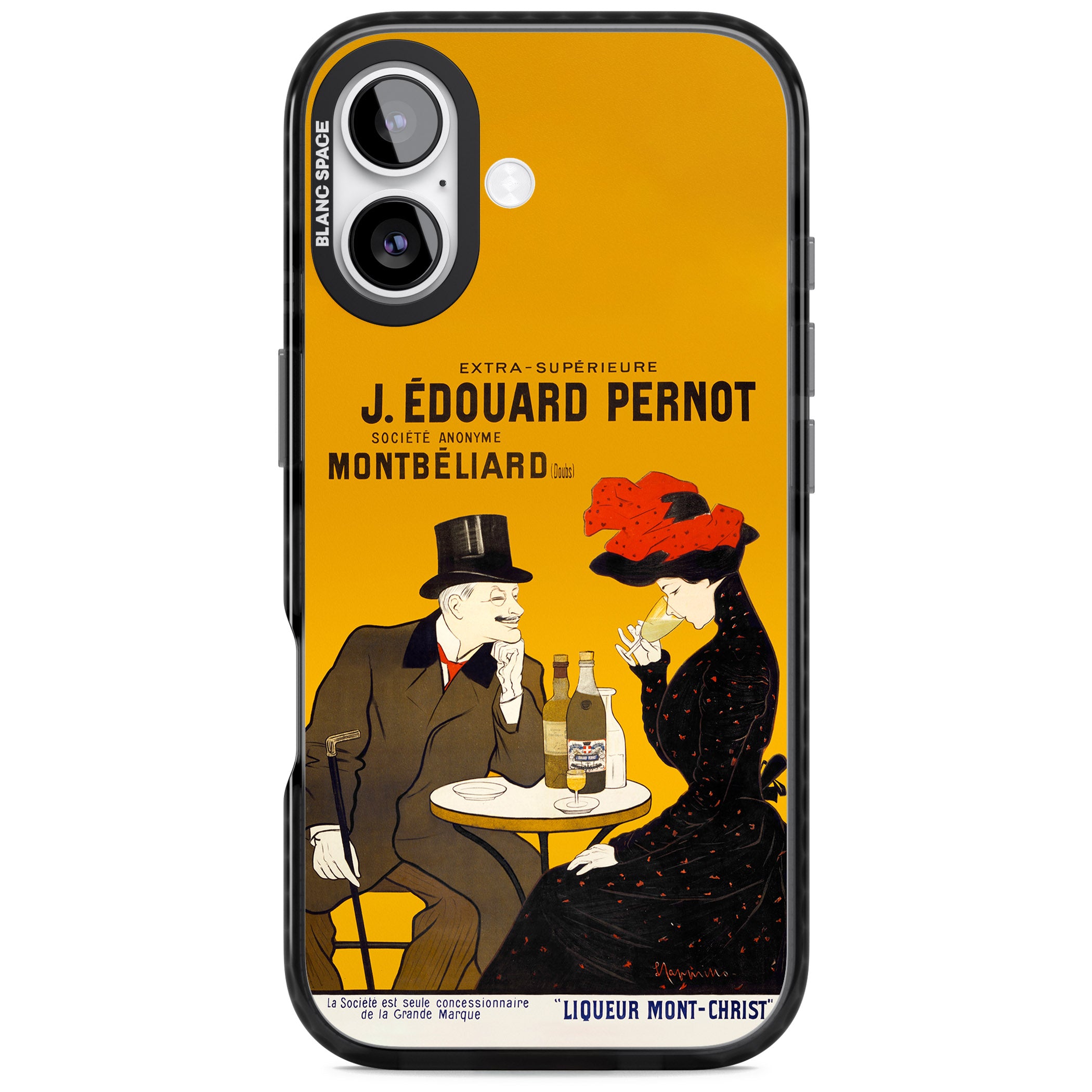 Absinthe, J.Edouard Pernot Poster iPhone 17 Impact Pro Black Phone Case