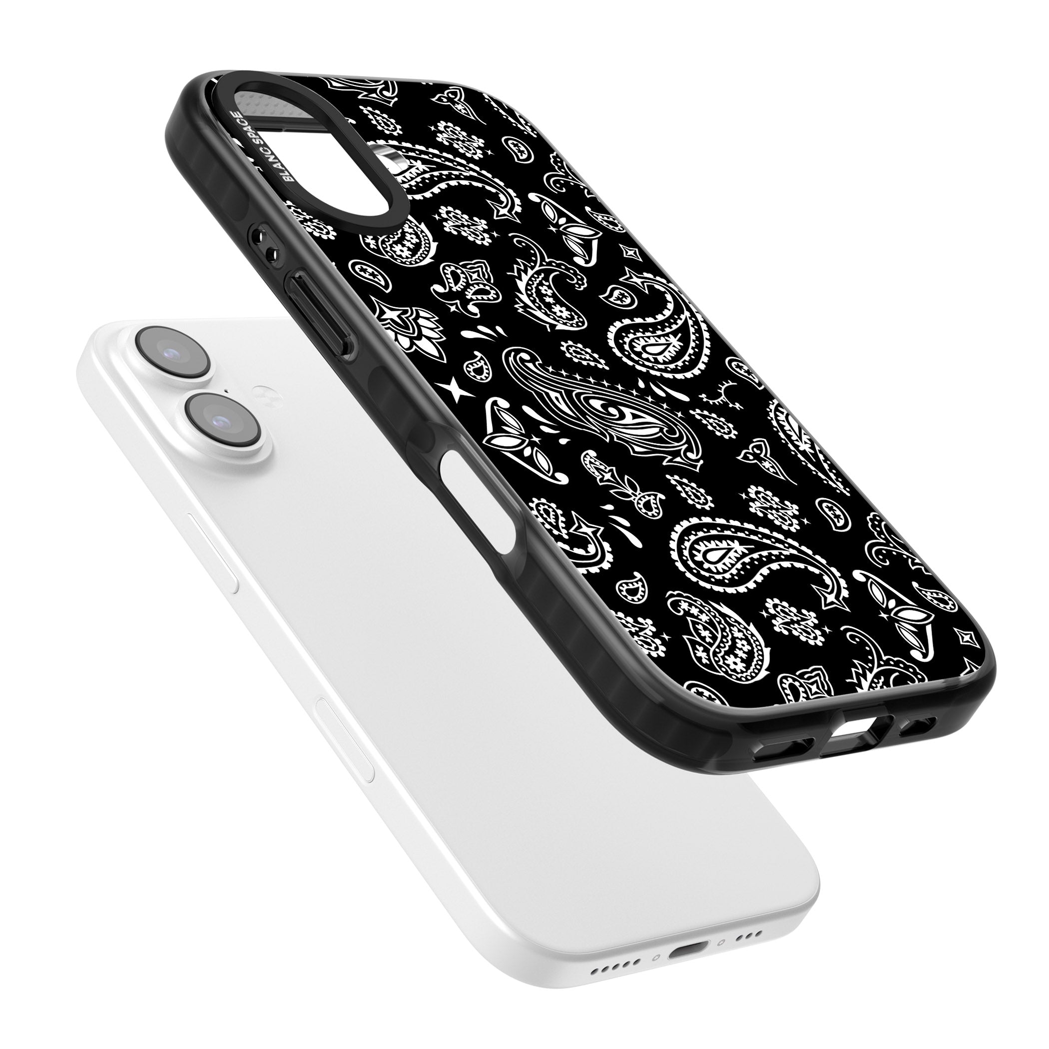 Black Bandana iPhone 17 Impact Pro Black Phone Case Colours