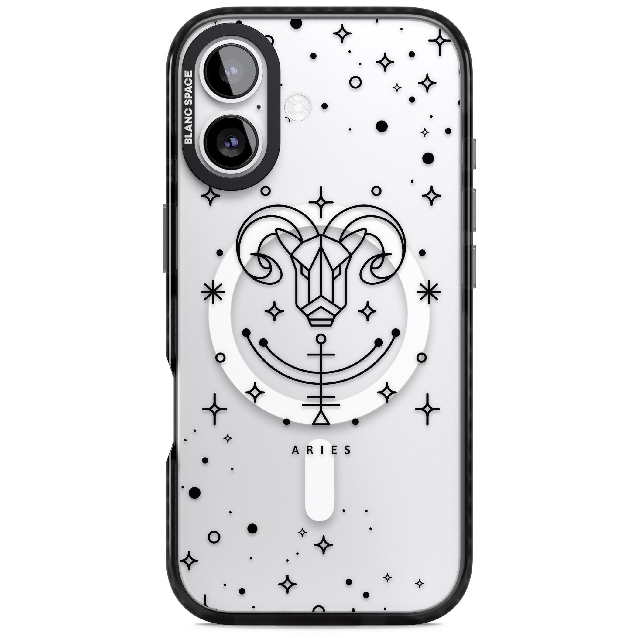 Aries Emblem iPhone 17 Impact Pro Black Phone Case
