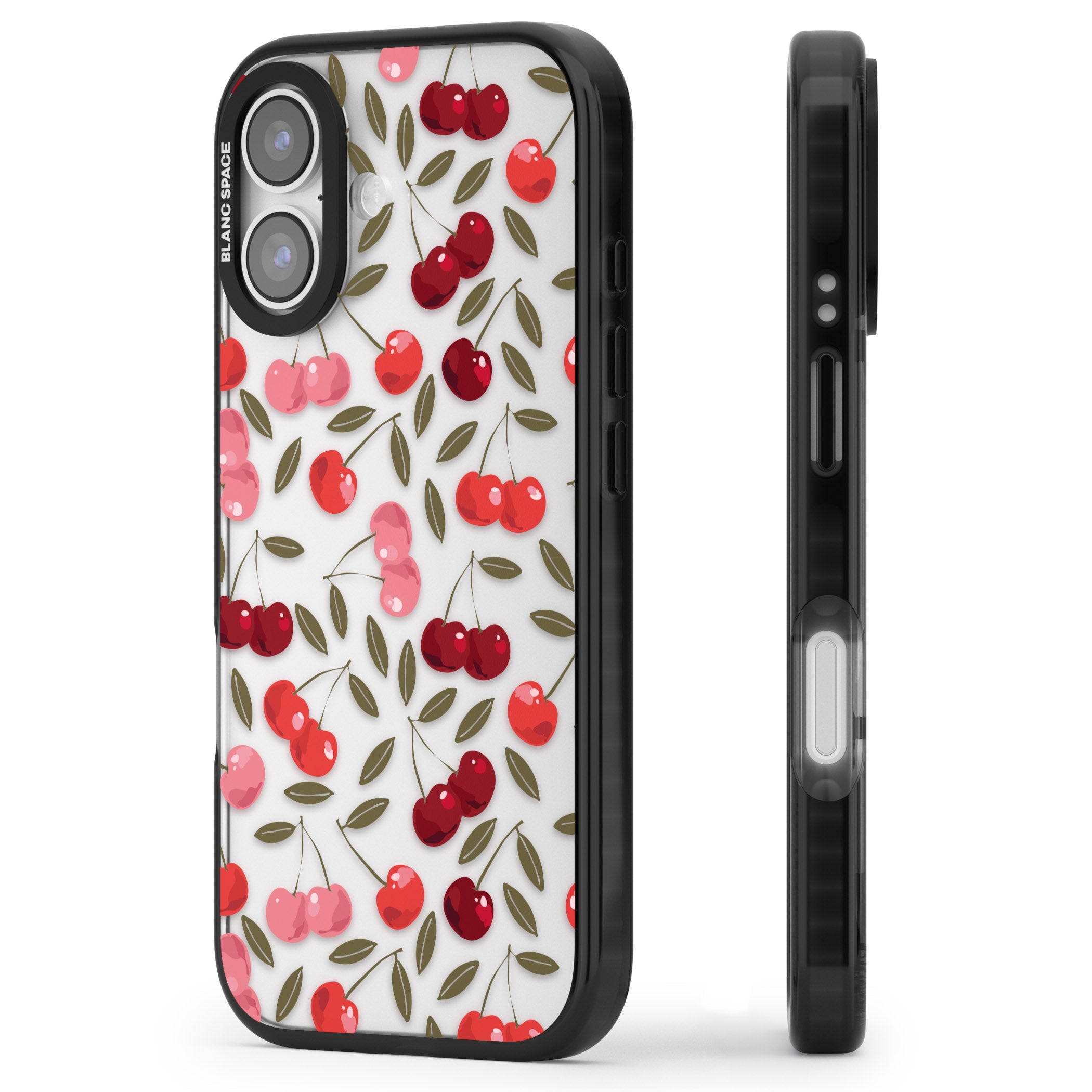 Cherry On Top iPhone 17 Impact Black Phone Case Side Profile