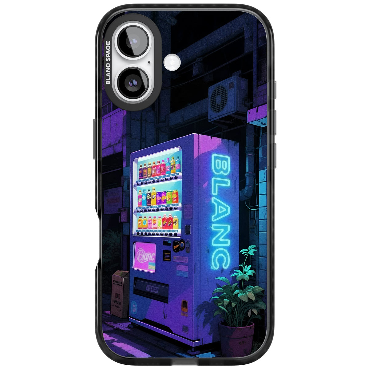 Shibuya Glow iPhone 16 / iPhone 16 Plus / iPhone 17 Impact Black Phone Case front
