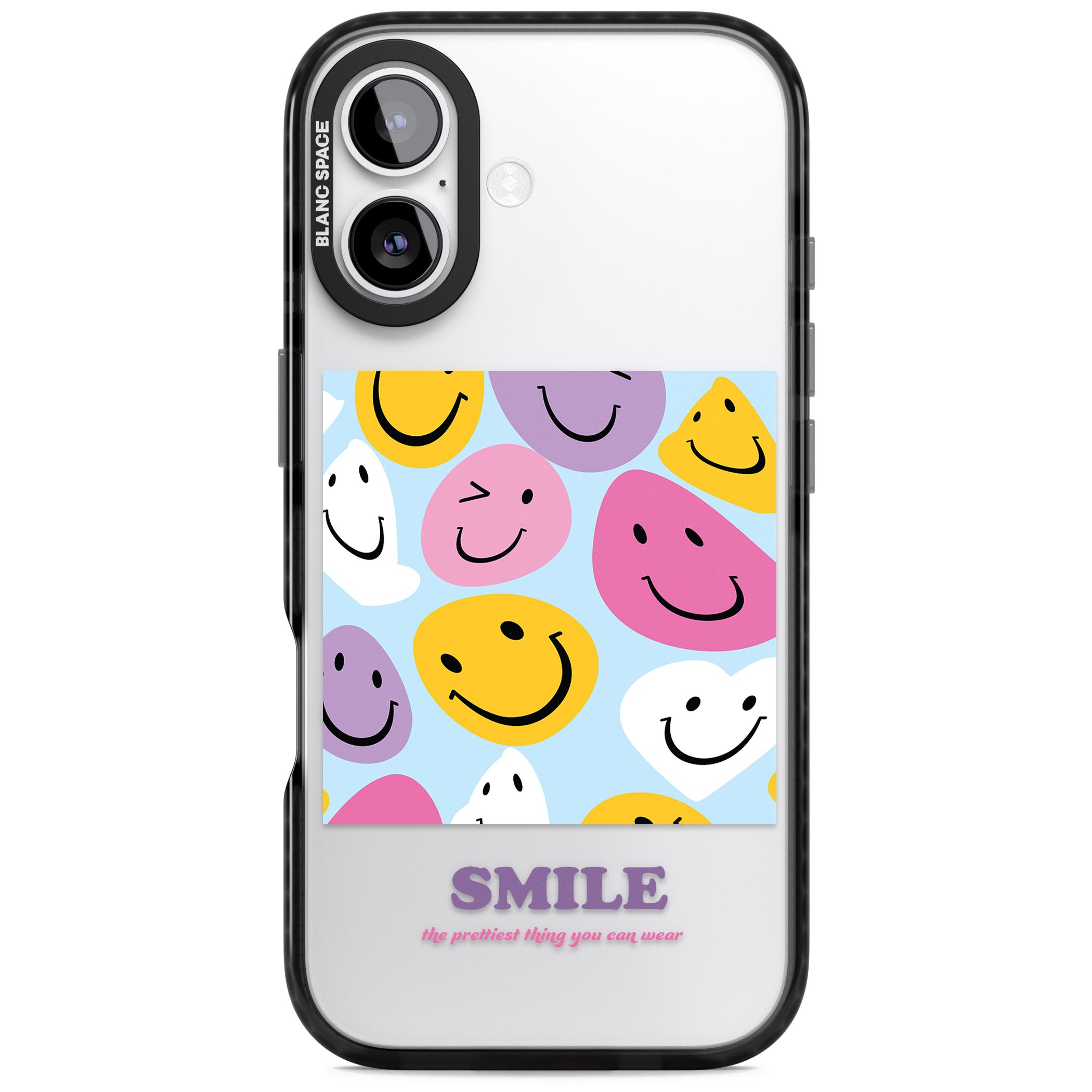 A Smile iPhone 17 Impact Black Phone Case