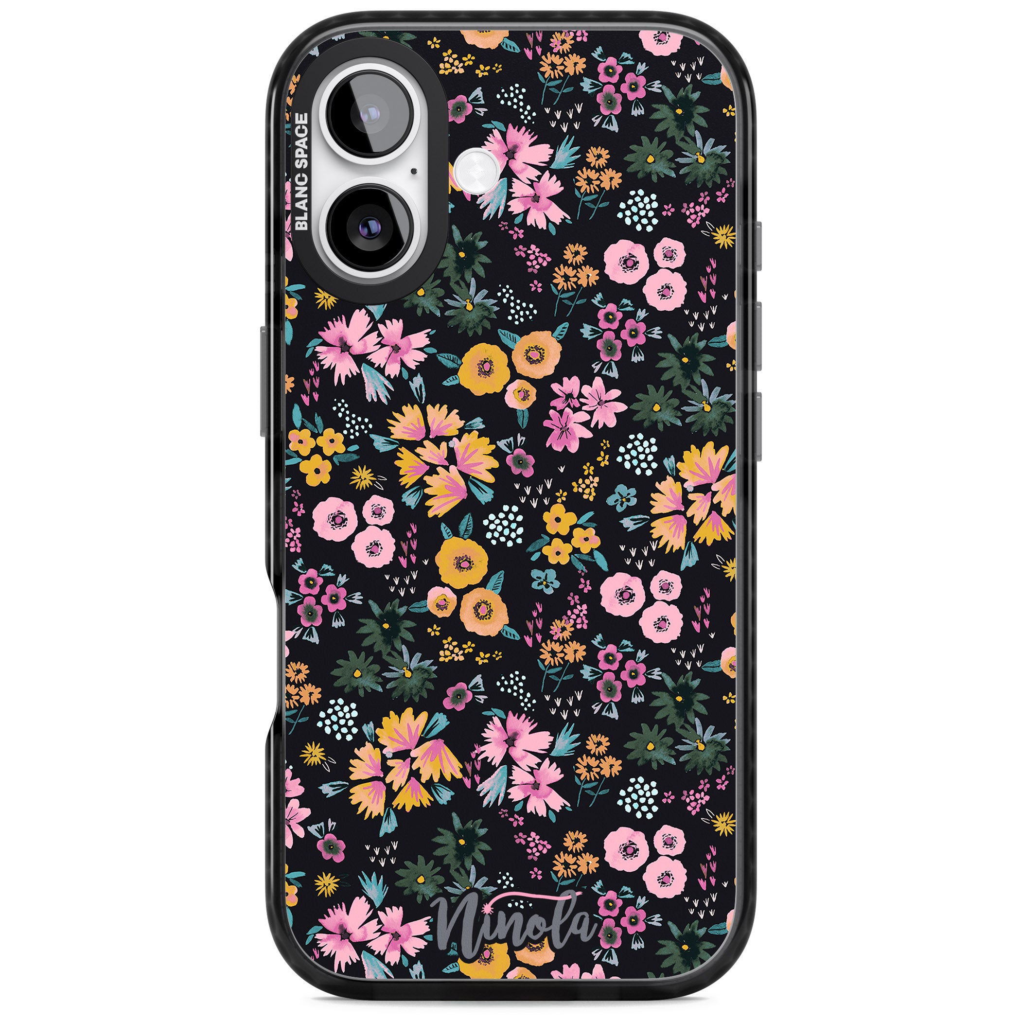 Blossom Field iPhone 17 Impact Black Phone Case