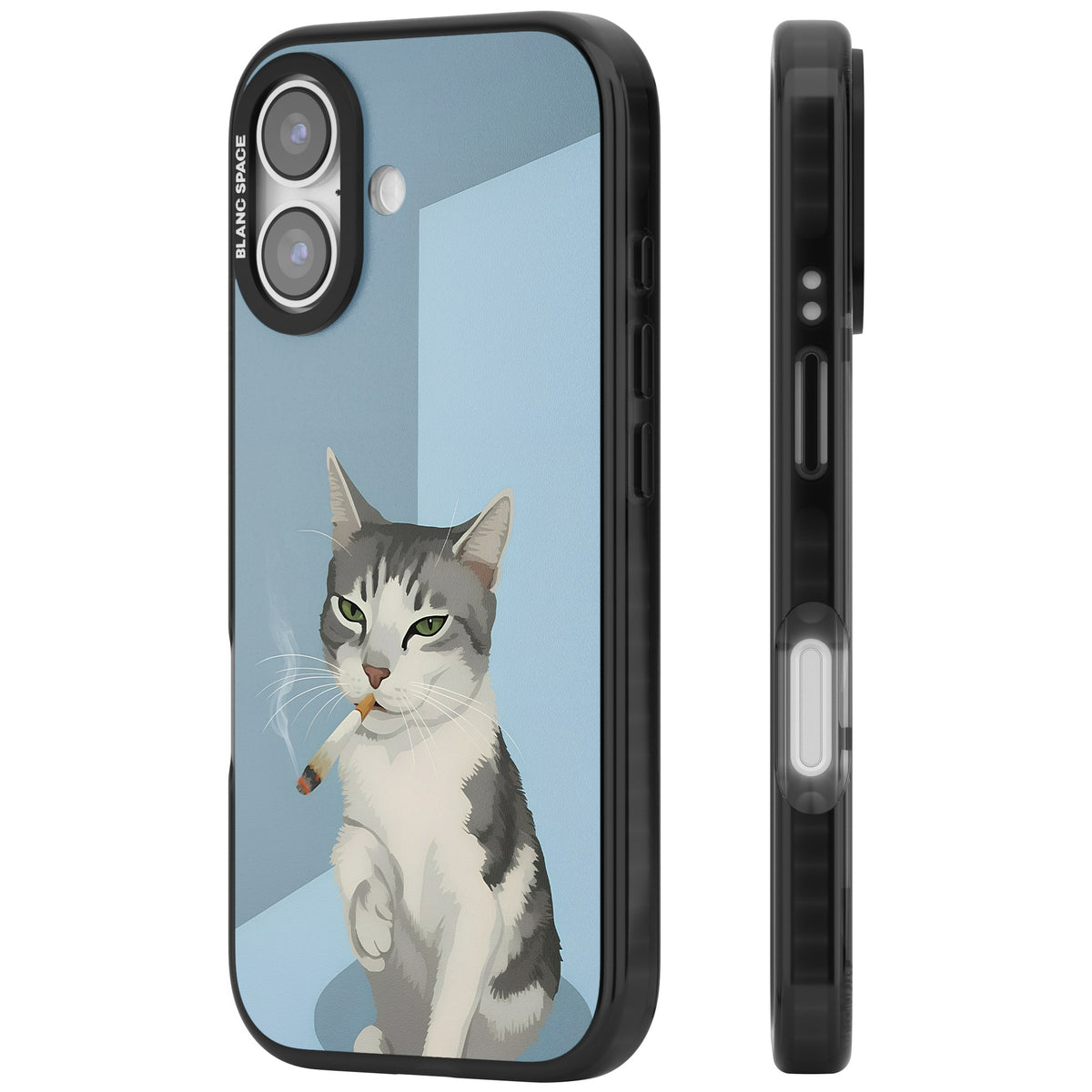 Better Than Cat Treats iPhone 16 / iPhone 16 Plus / iPhone 17 Impact Black Phone Case side