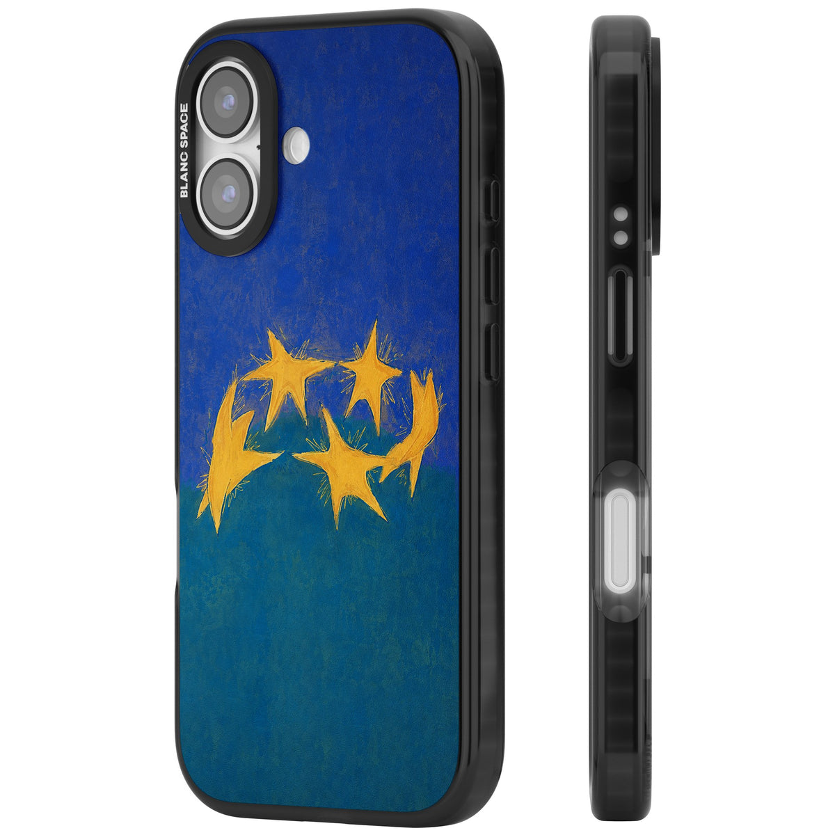 Star Boogie iPhone 16 / iPhone 16 Plus / iPhone 17 Impact Black Phone Case side