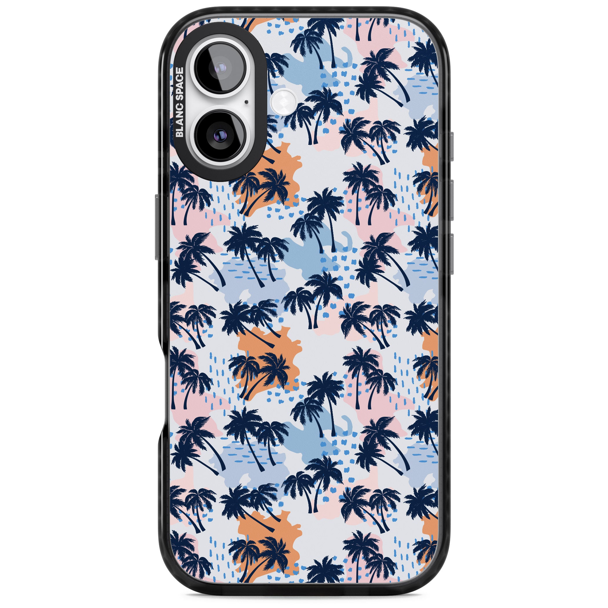 Tropical Vibes Palm iPhone 17 Impact Black Phone Case