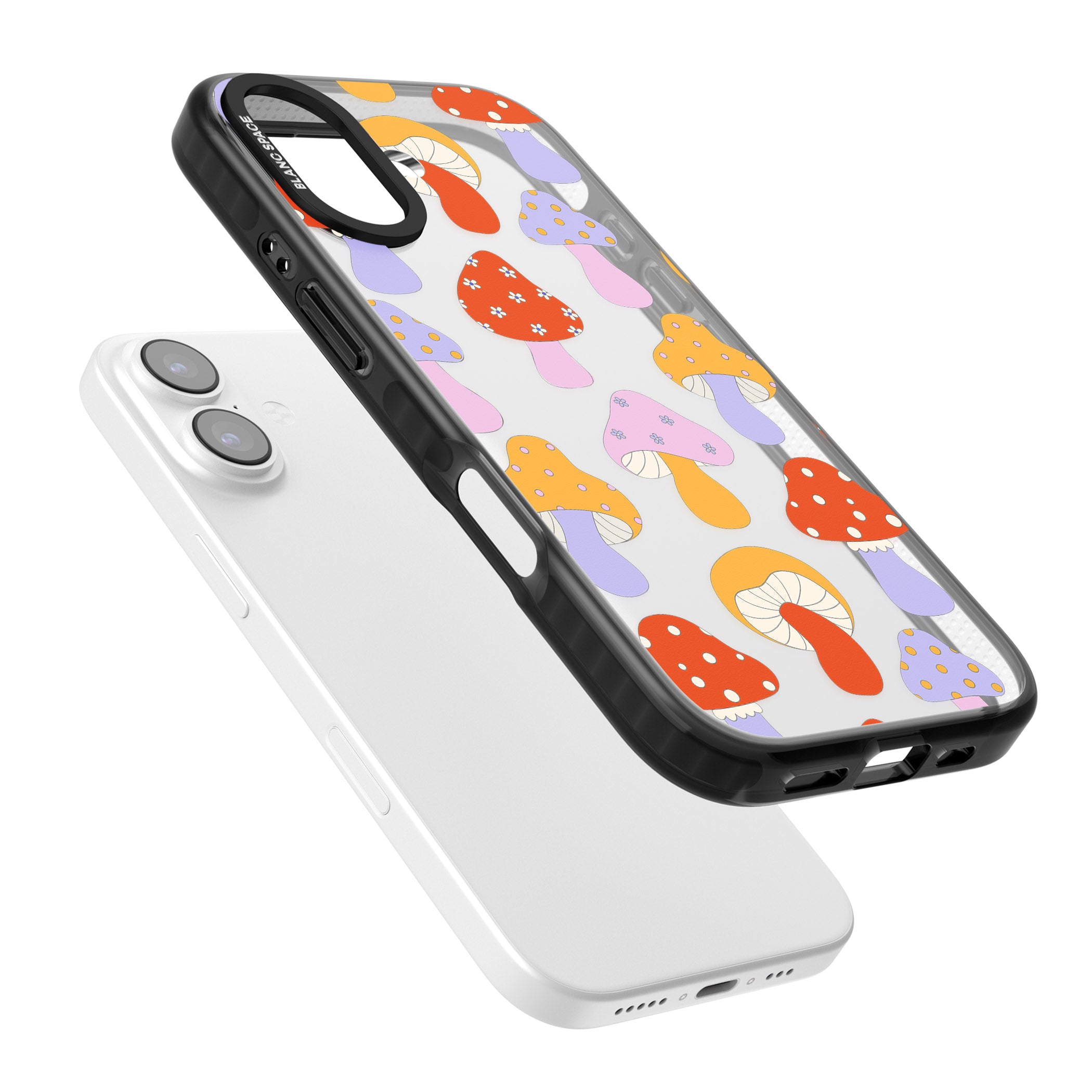Happy Shrooms iPhone 17 Impact Black Phone Case Colours