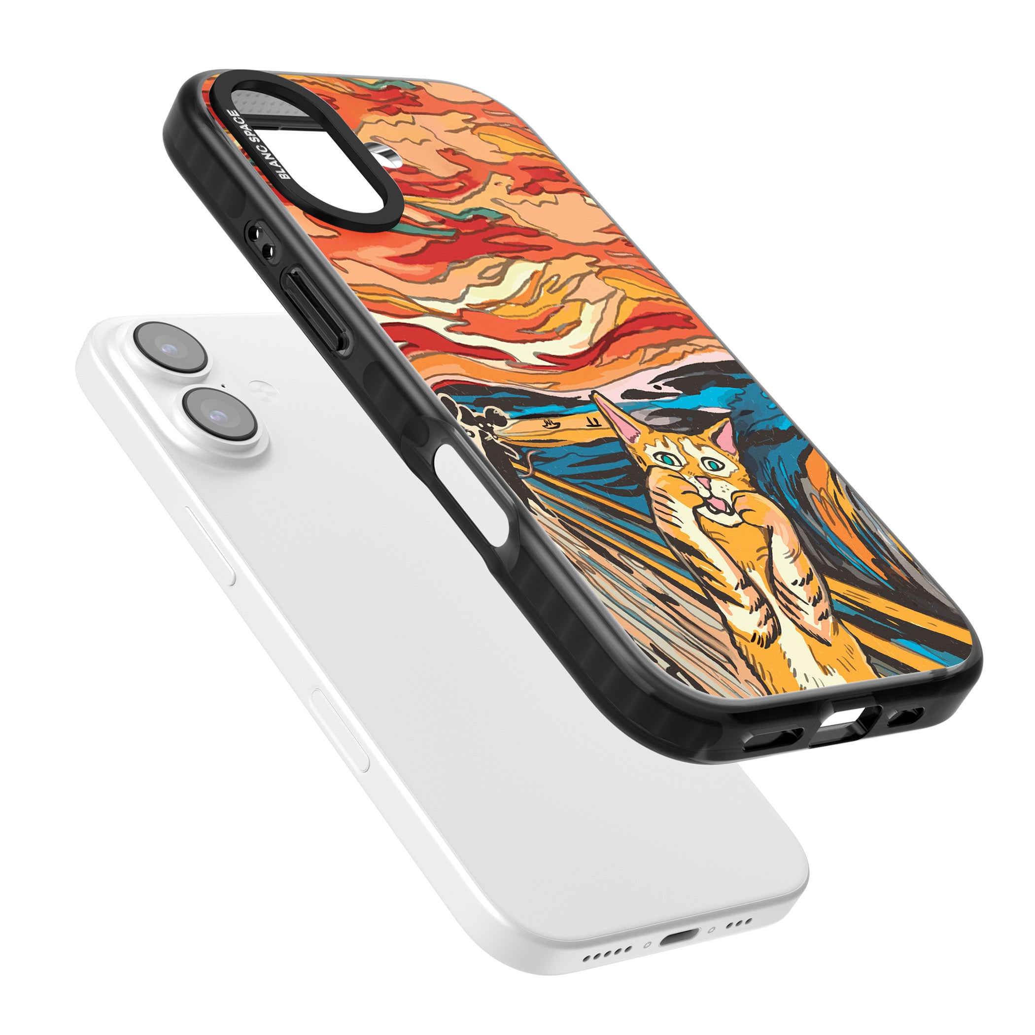 The Meow iPhone 17 Impact Black Phone Case Colours