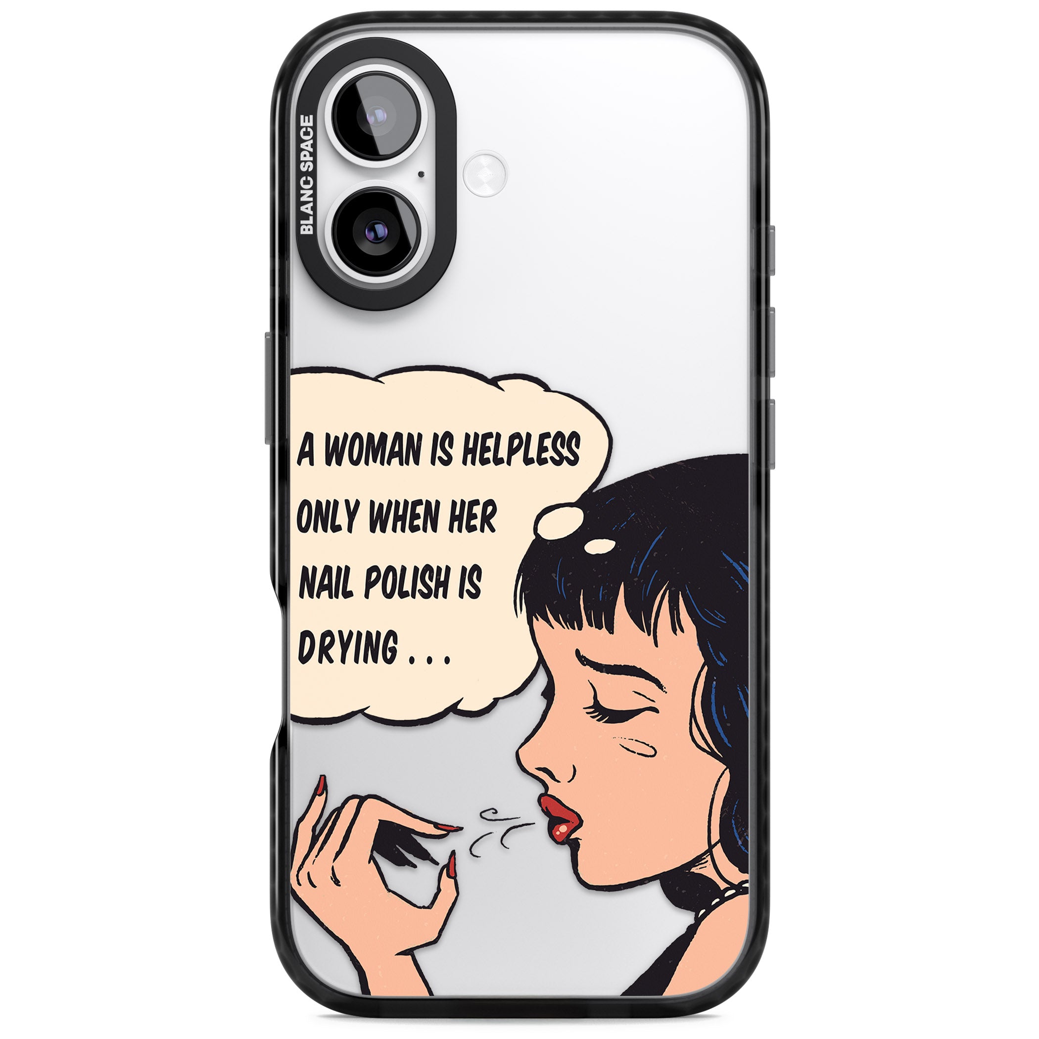 Drying Nails Pop Art iPhone 17 Impact Black Phone Case