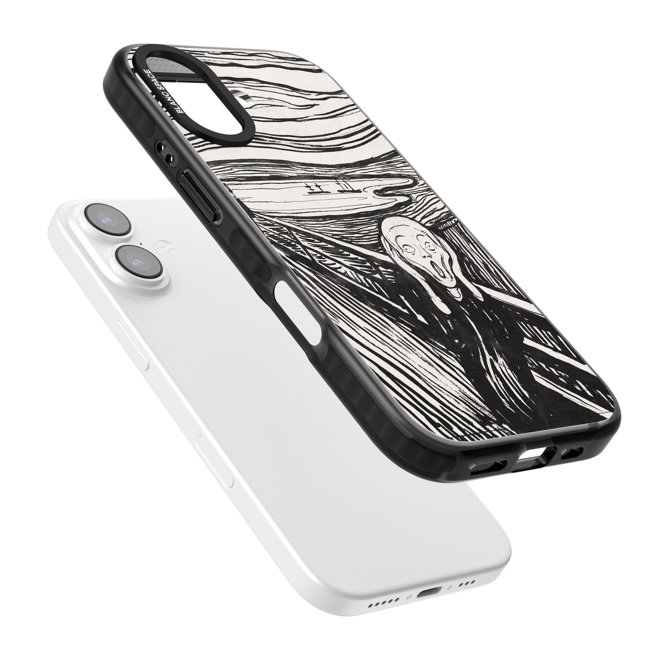 The Scream iPhone 17 Impact Black Phone Case Colours