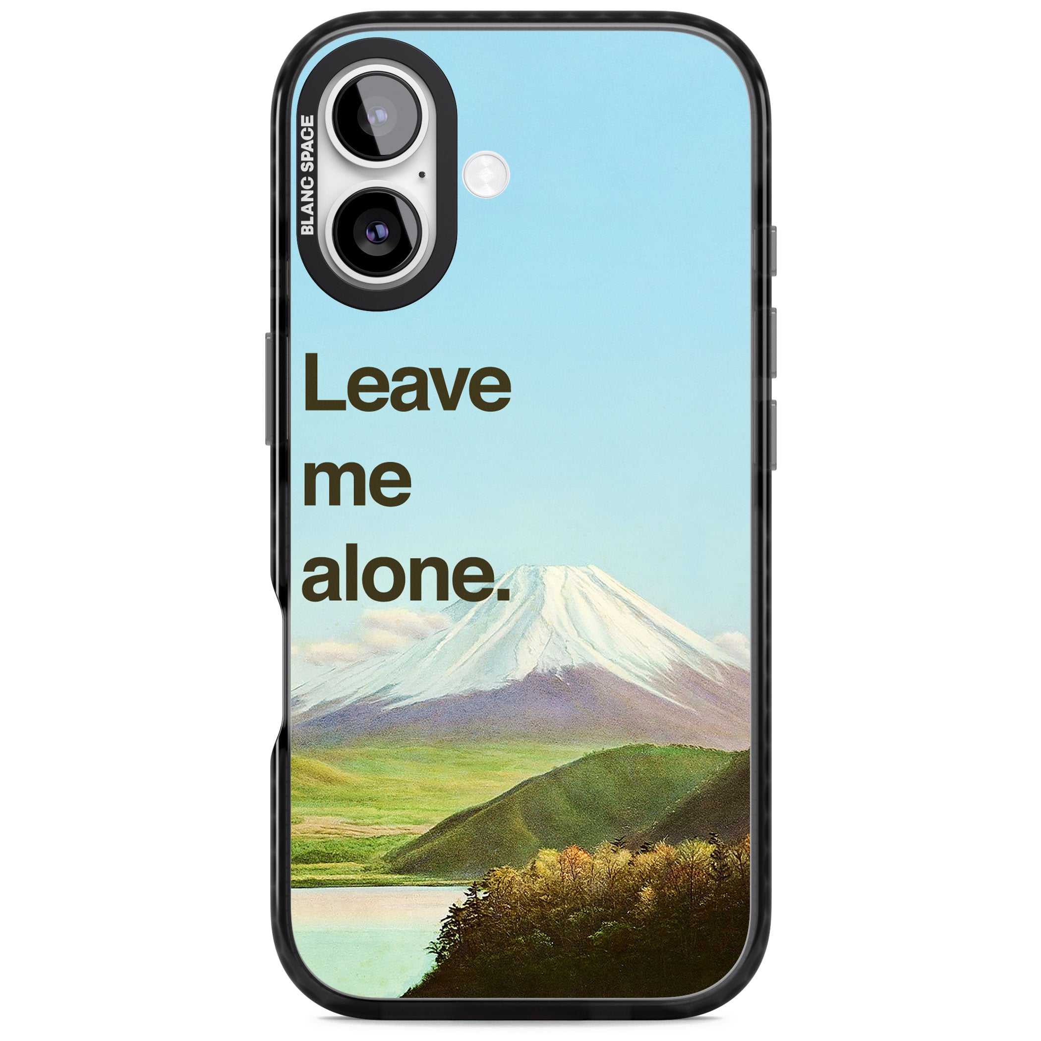 Leave Me Alone iPhone 17 Impact Black Phone Case