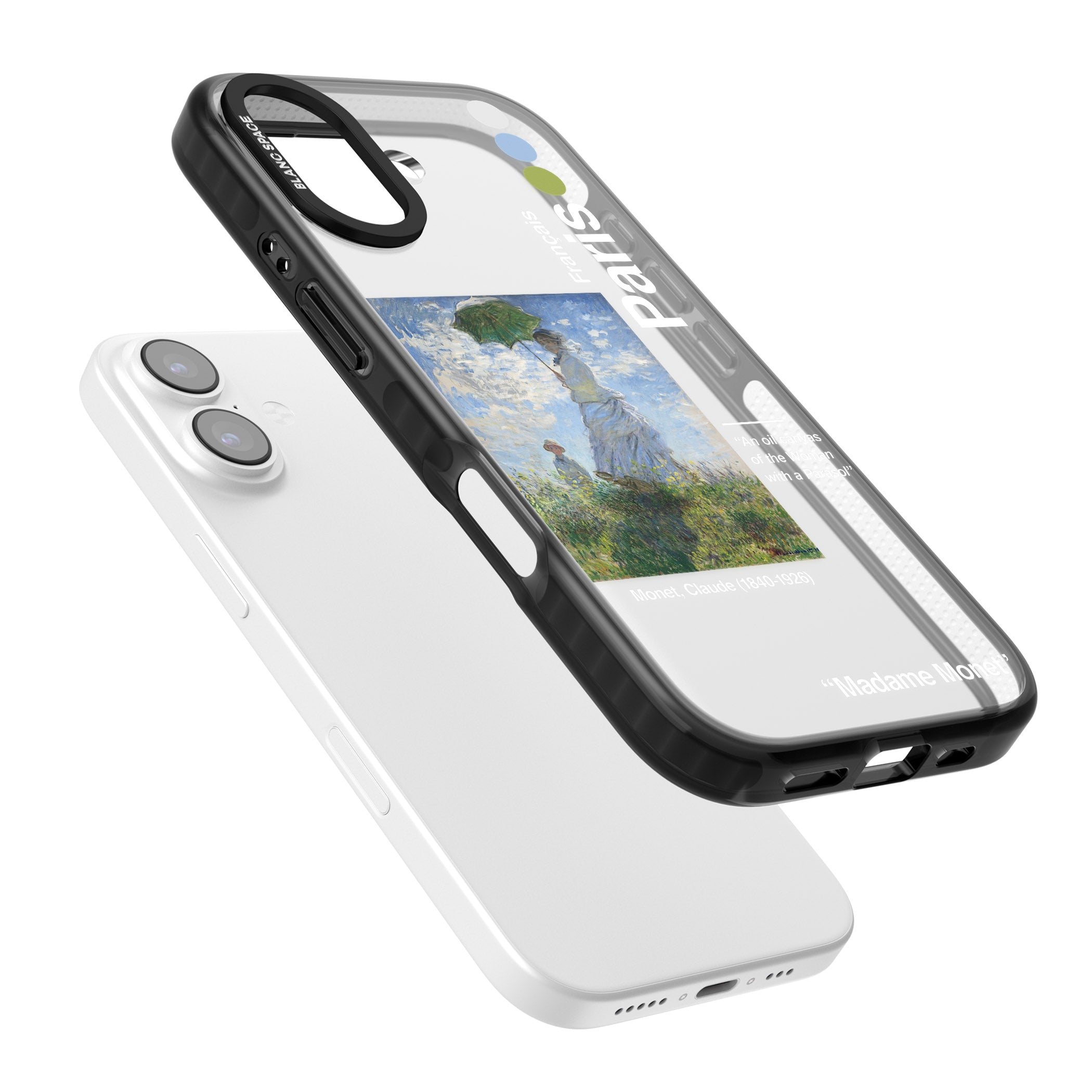 Madame Monet And Her Son iPhone 17 Impact Black Phone Case Colours