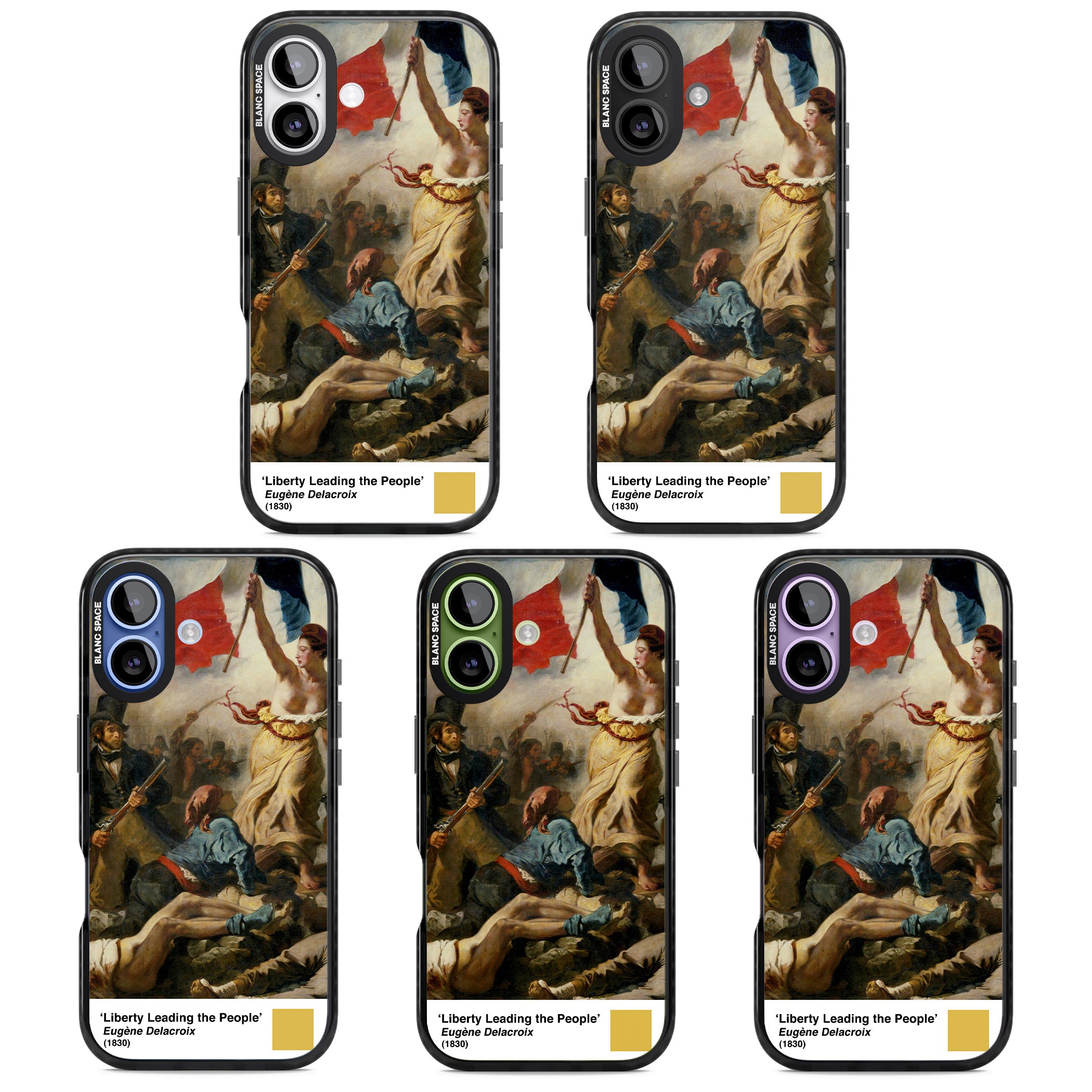 Liberty Leading The People iPhone 17 Impact Black Phone Case APT Impact Protection