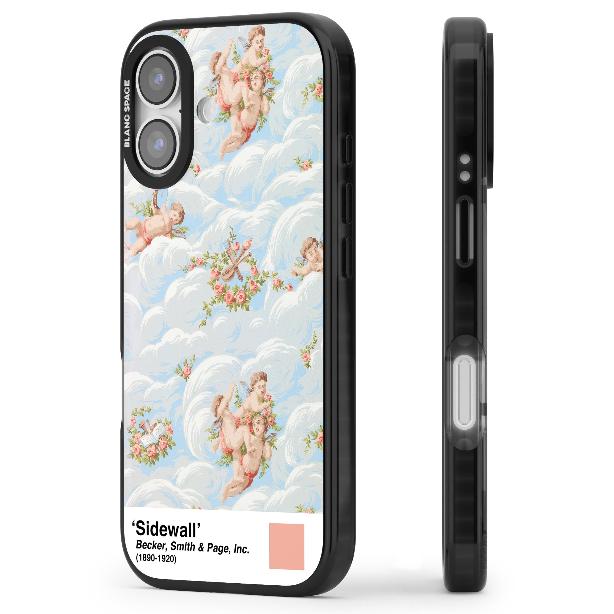 Sidewall iPhone 17 Impact Black Phone Case Side Profile