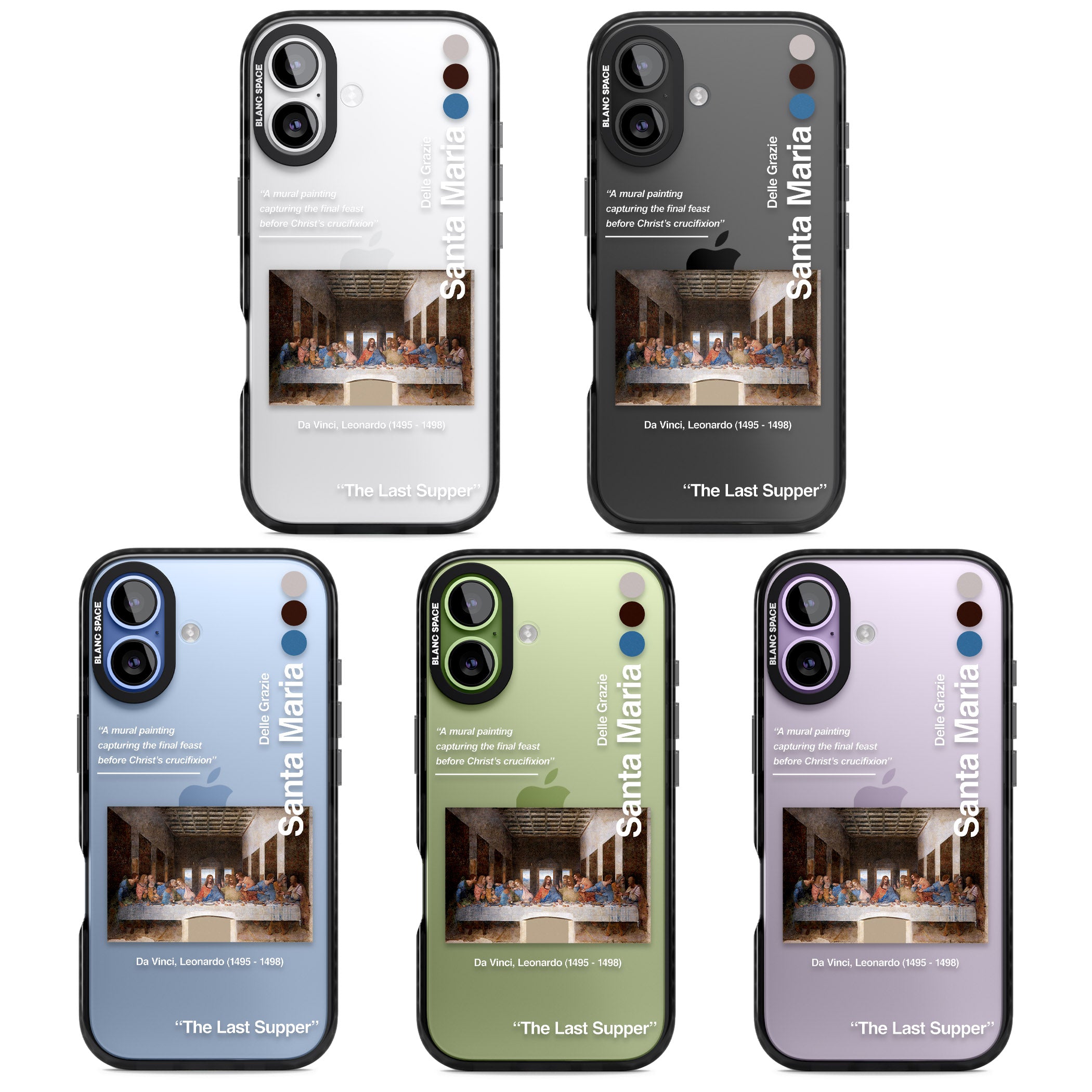 The Last Supper iPhone 17 Impact Black Phone Case APT Impact Protection