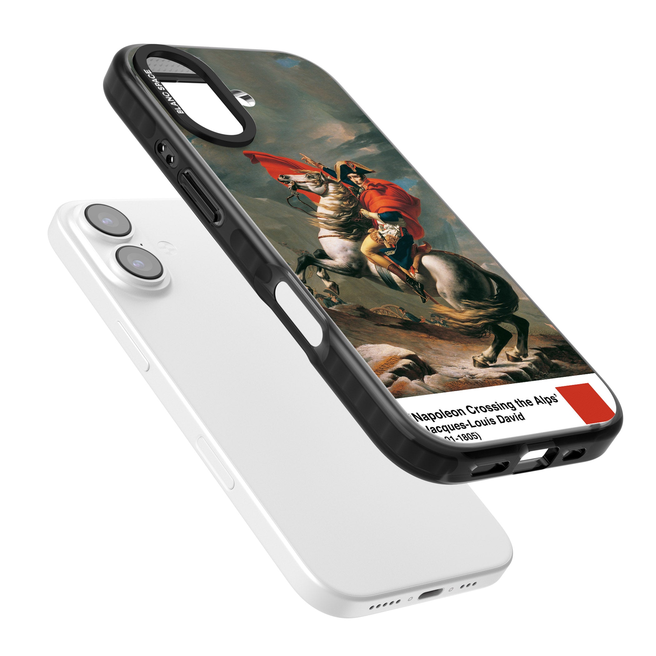 Napoleon Crossing The Alps iPhone 17 Impact Black Phone Case Colours