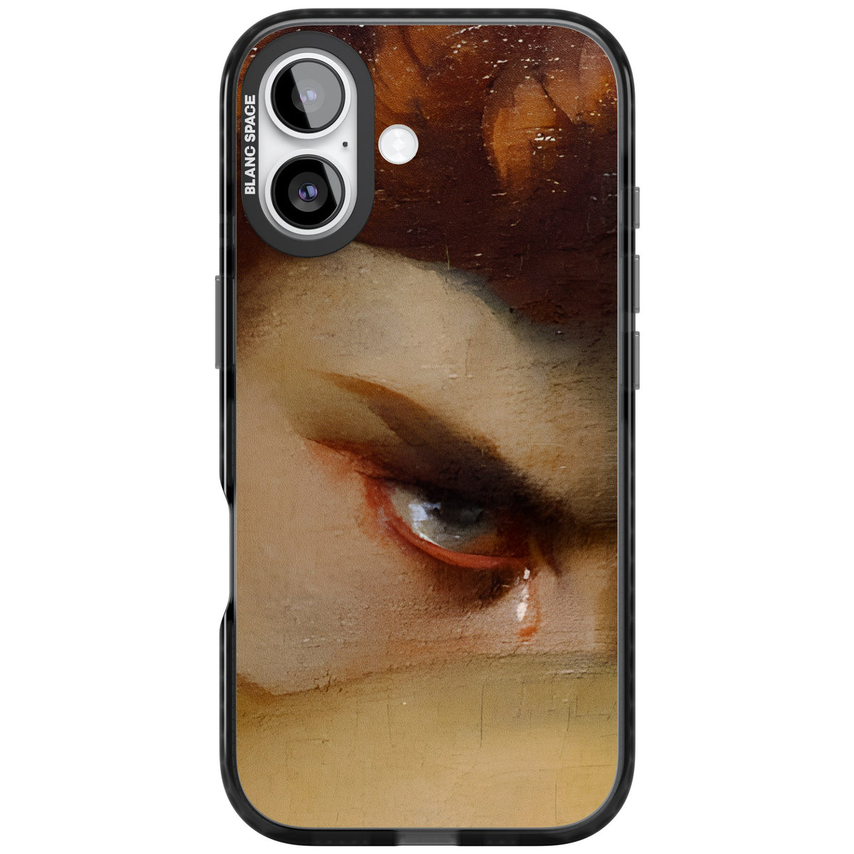Fallen Angel iPhone 16 / iPhone 16 Plus / iPhone 17 Impact Black Phone Case front