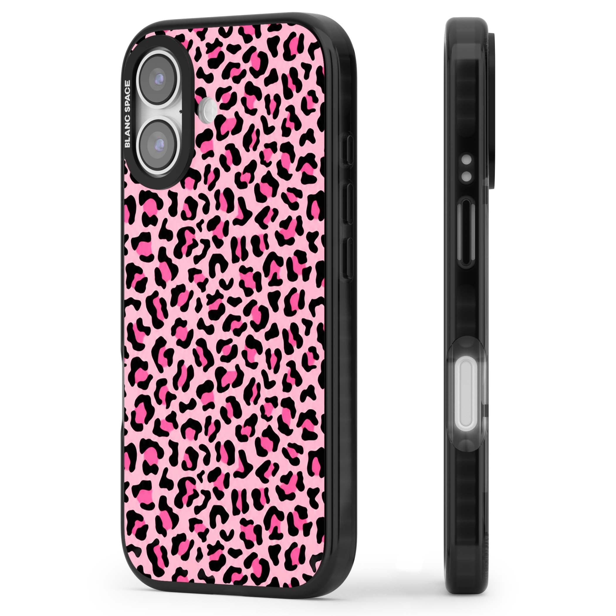 Pink Leopard baddie iPhone case | Clear Impact case for iPhone 17