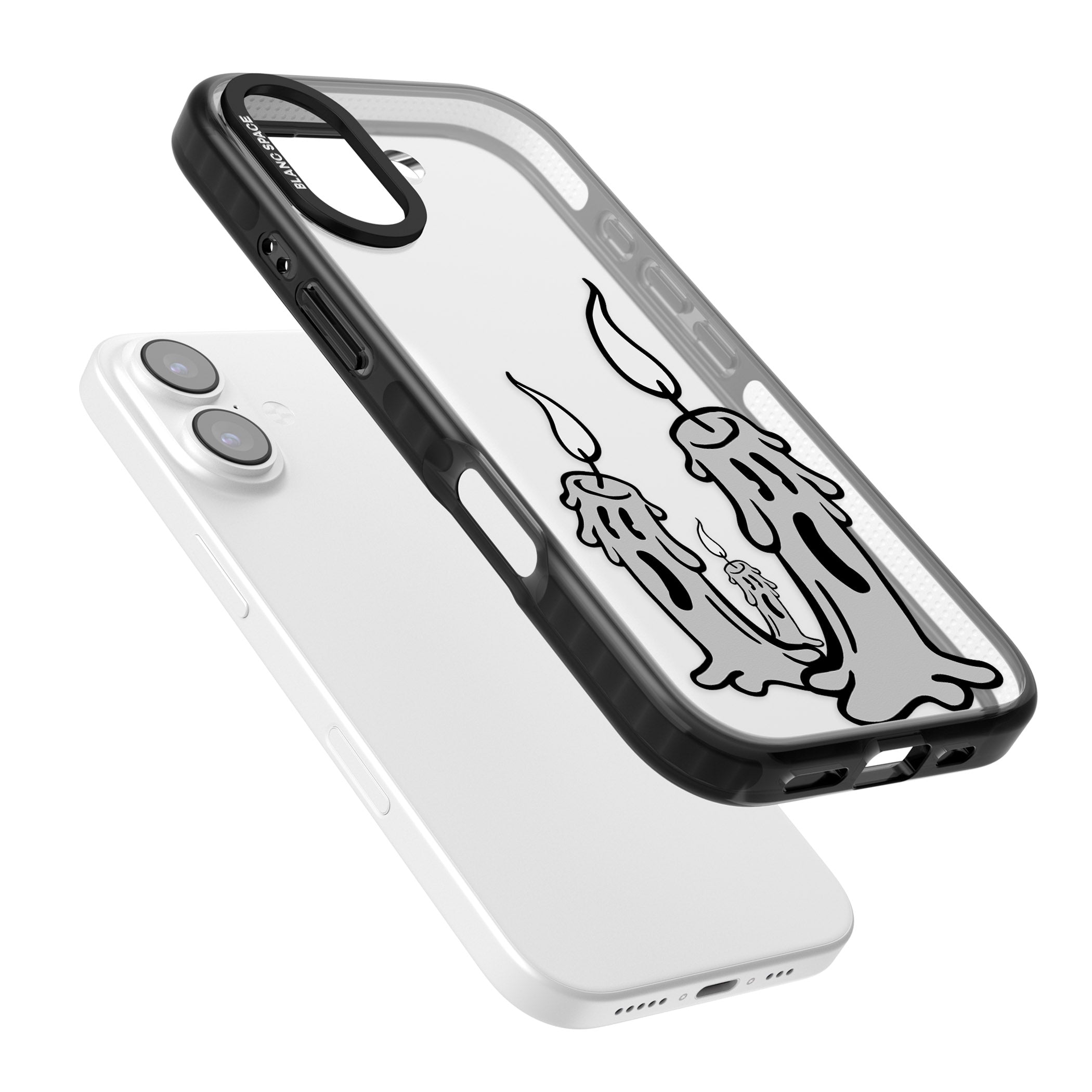 Candle Lit iPhone 17 Impact Black Phone Case Colours