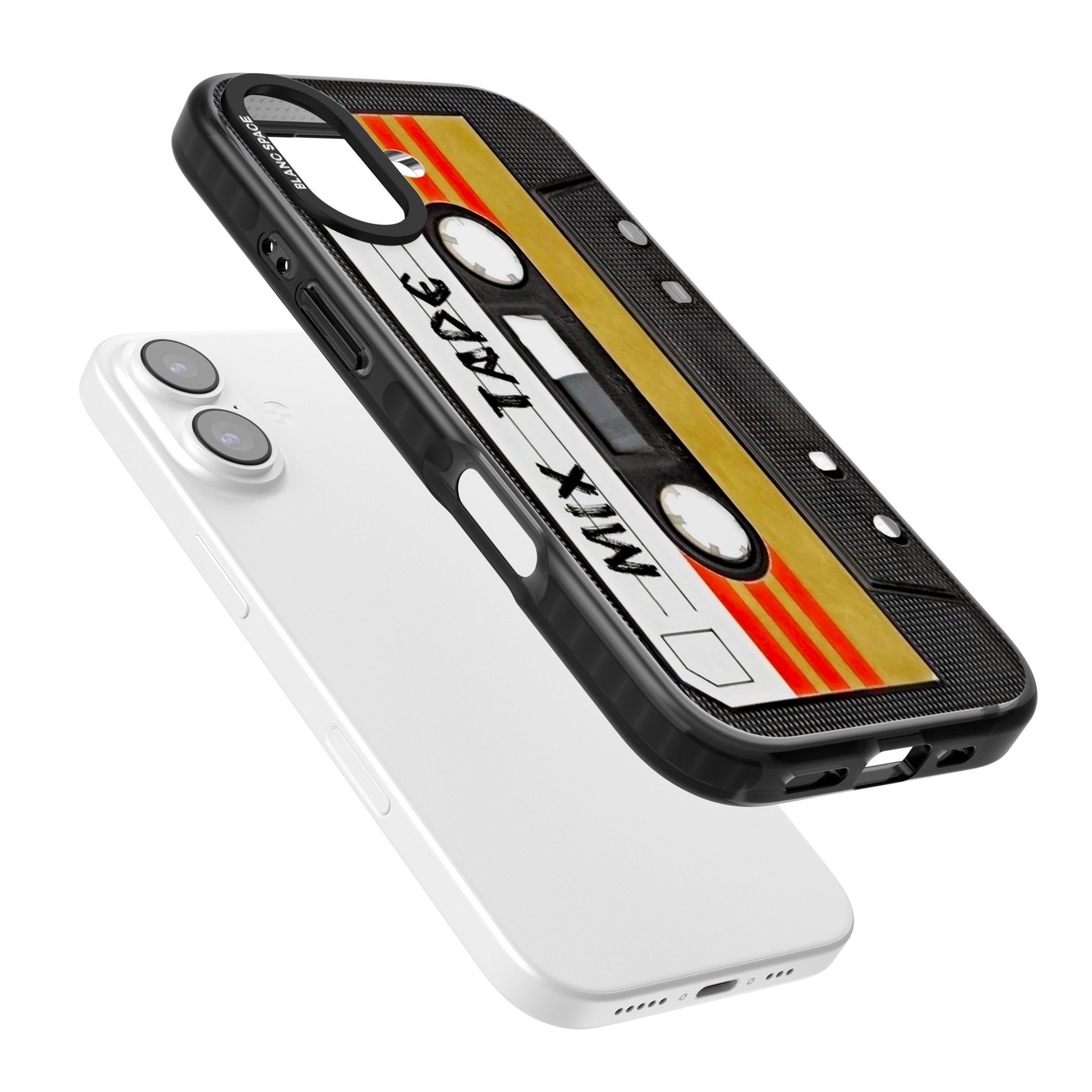 Retro Mix Tape iPhone 17 Impact Black Phone Case Colours