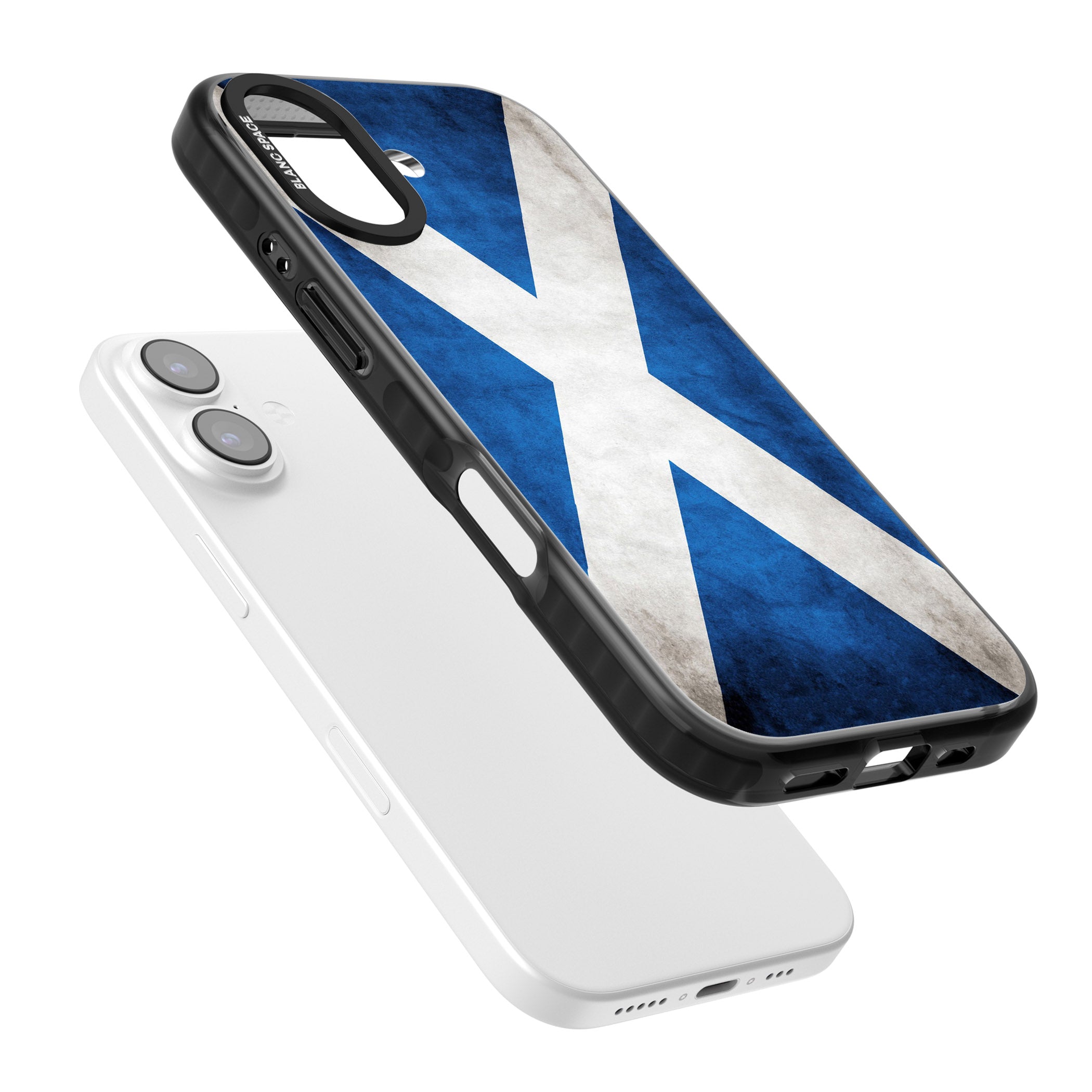 Scotland Saltire Flag iPhone 17 Impact Black Phone Case Colours