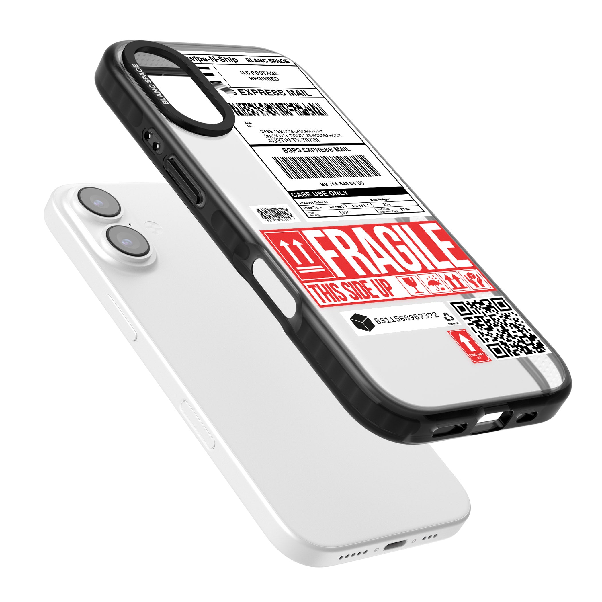 Shipping Label iPhone 17 Impact Black Phone Case Colours