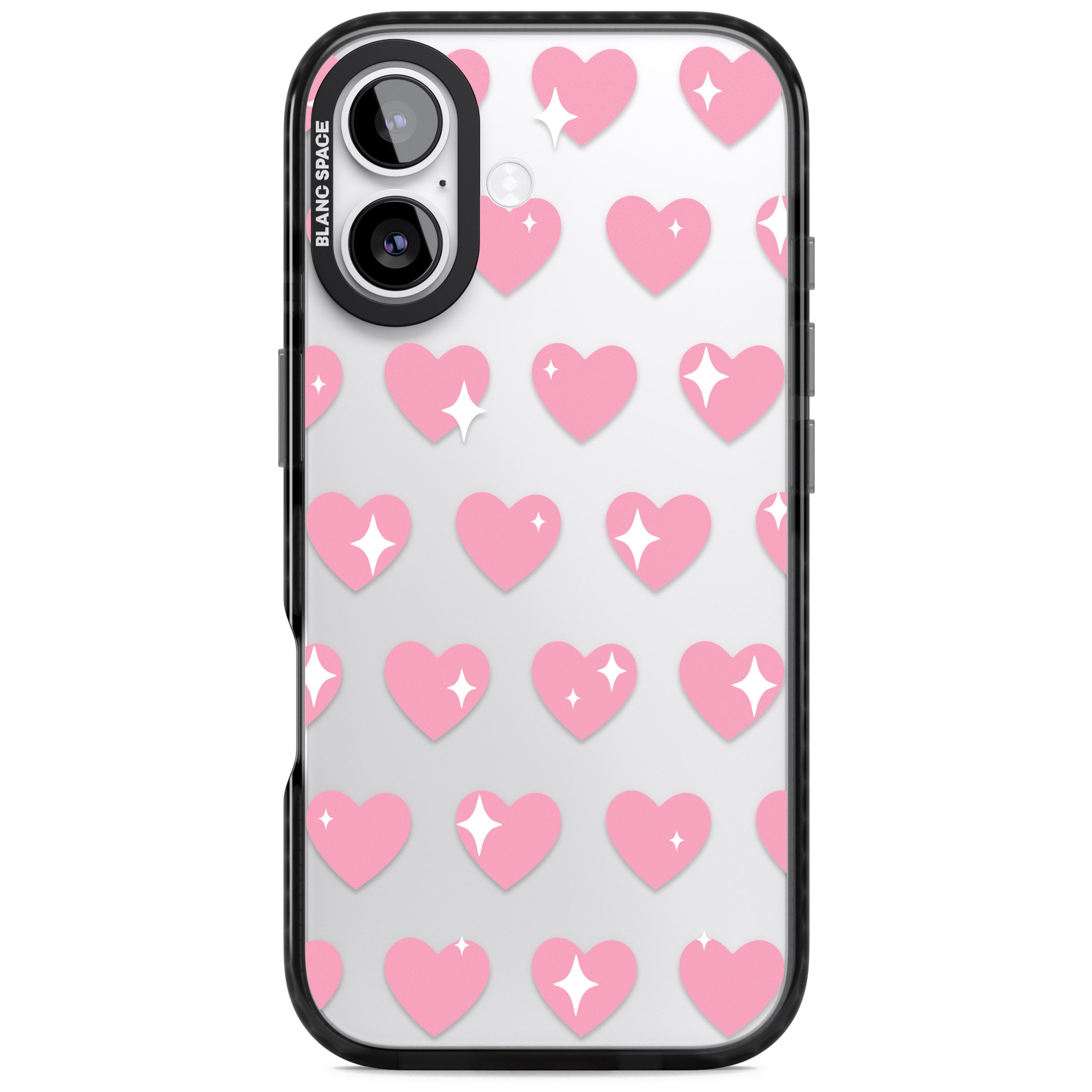 Sweet Hearts iPhone 17 Impact Black Phone Case