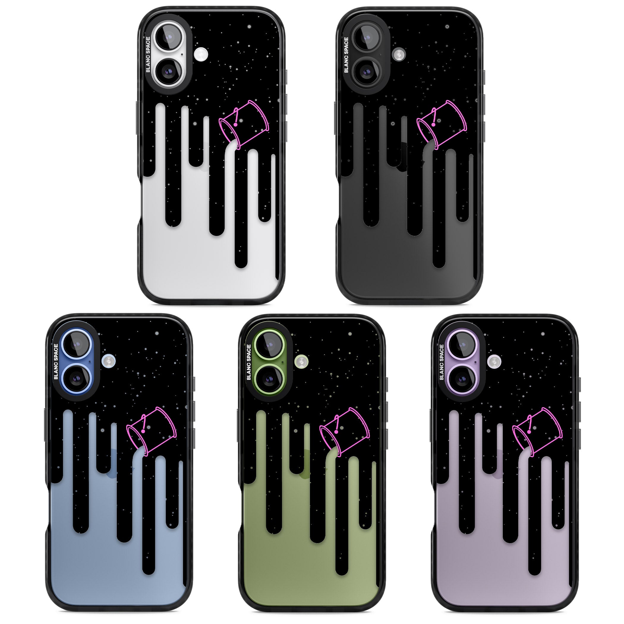 Cosmic Drip iPhone 17 Impact Black Phone Case APT Impact Protection