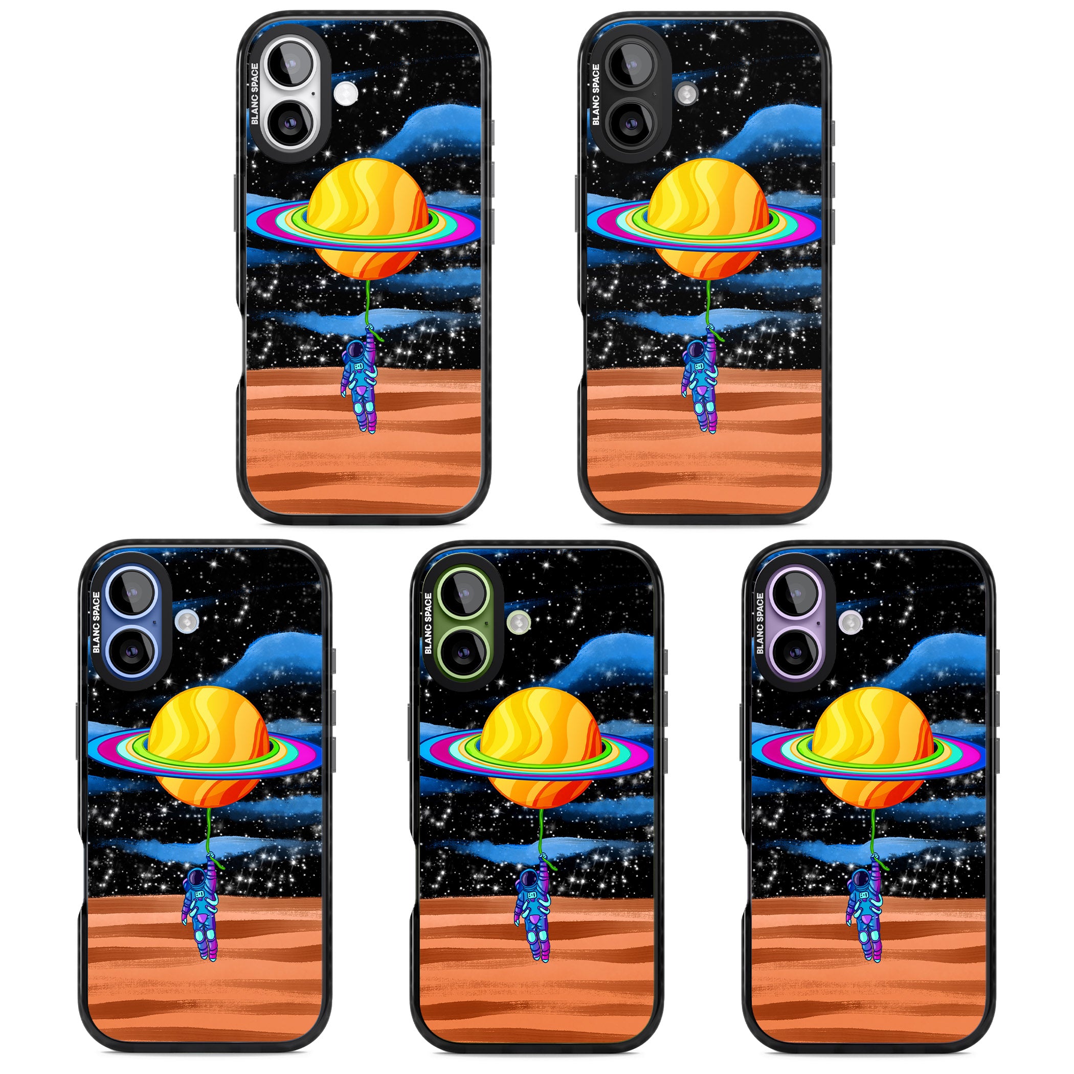 World On Helium iPhone 17 Impact Black Phone Case APT Impact Protection