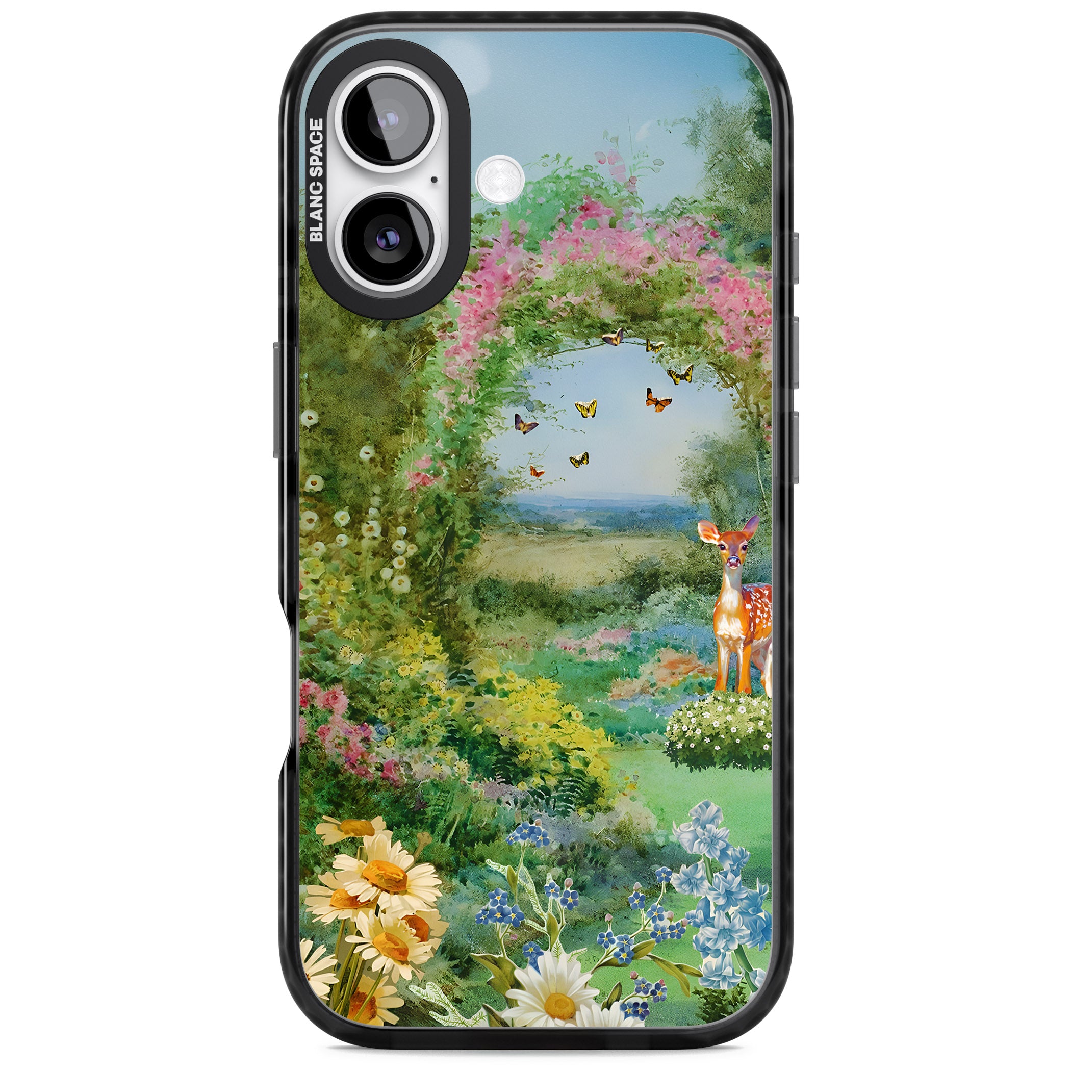Flourishing Meadow iPhone 17 Impact Black Phone Case