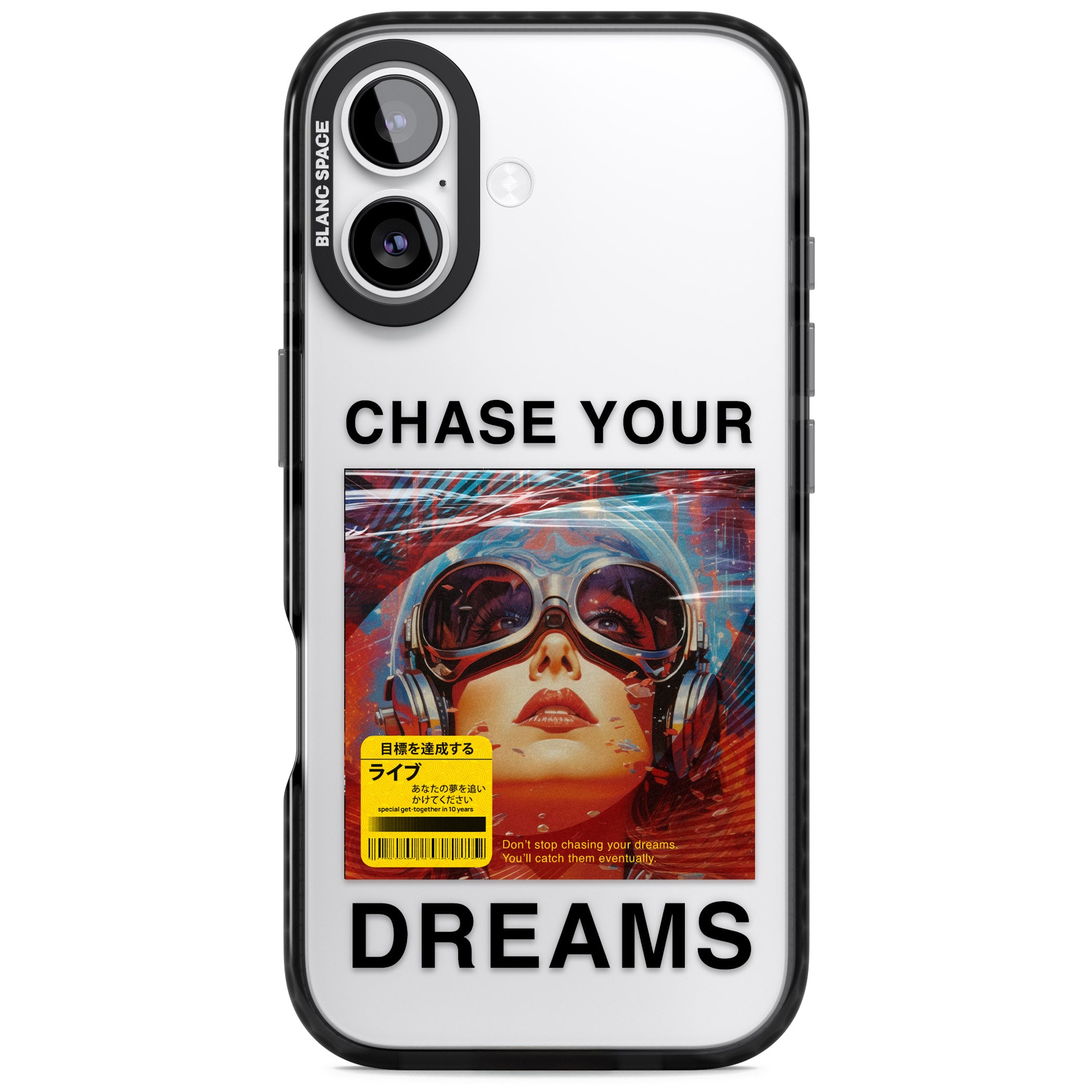 Chase Your Dreams iPhone 17 Impact Black Phone Case